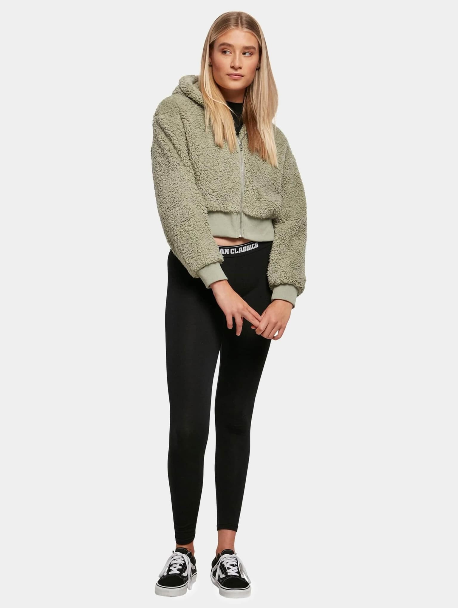 Urban Classics Ladies Short Oversized Sherpa Jacket – Bild 4