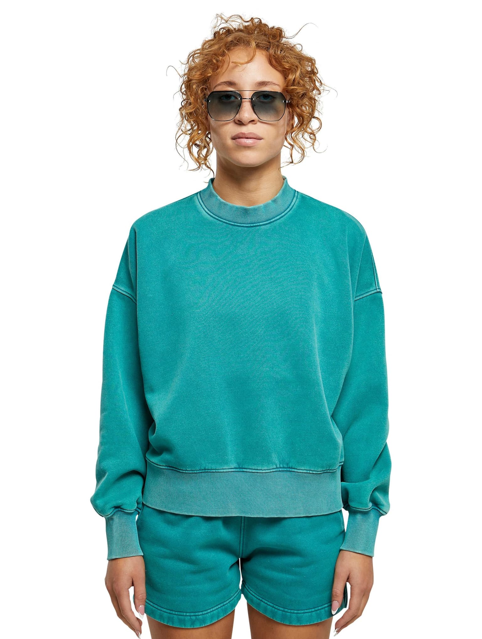 Urban Classics Ladies Oversized Stone Washed Crewneck – Bild 4