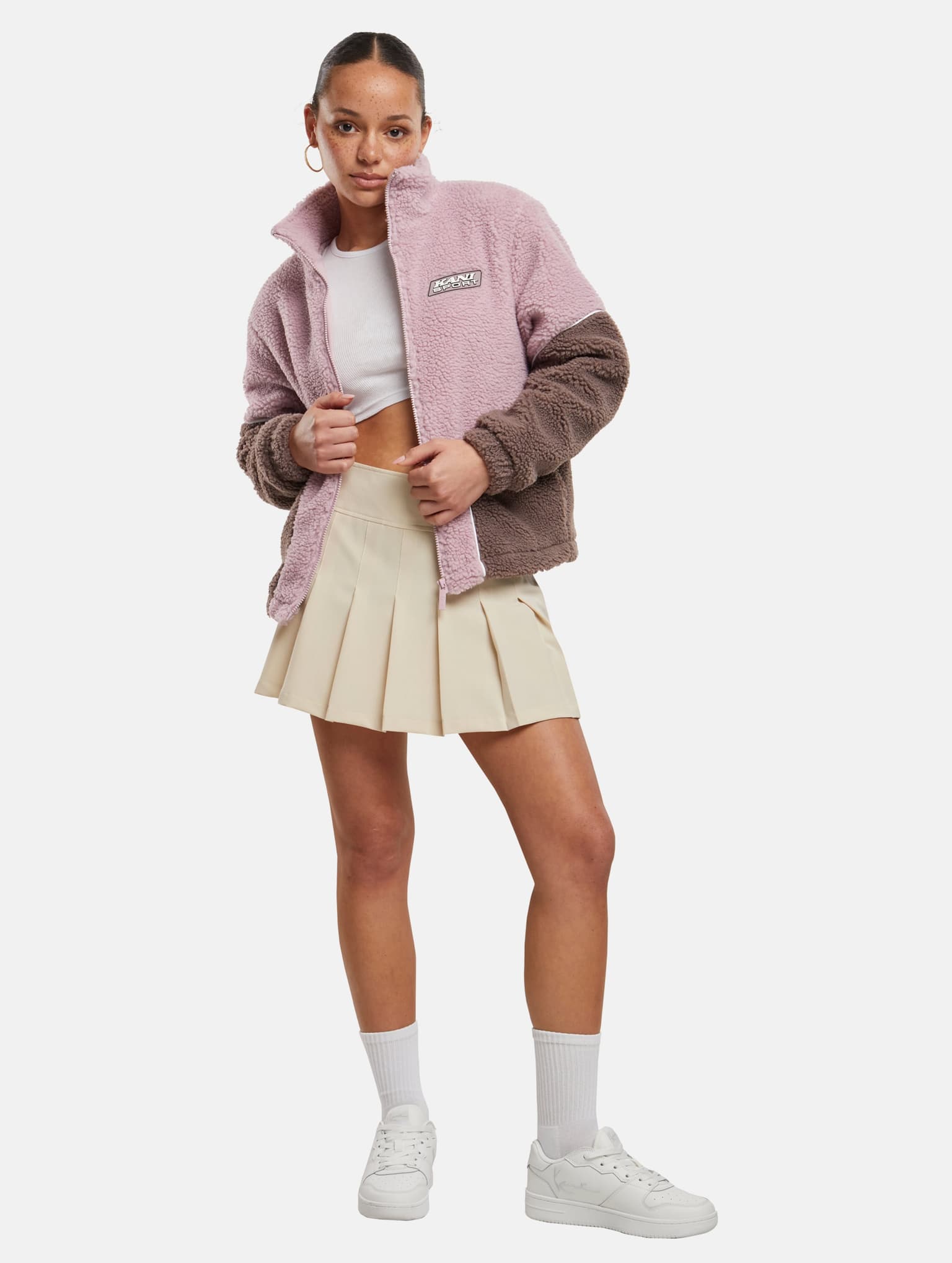 Karl Kani Sport Patch Teddy Block Übergangsjacke – Bild 4
