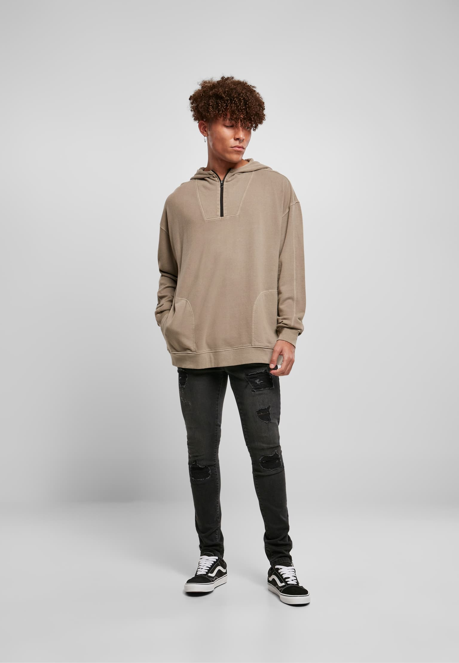 Urban Classics Overdyed Camp Hoody – Bild 4