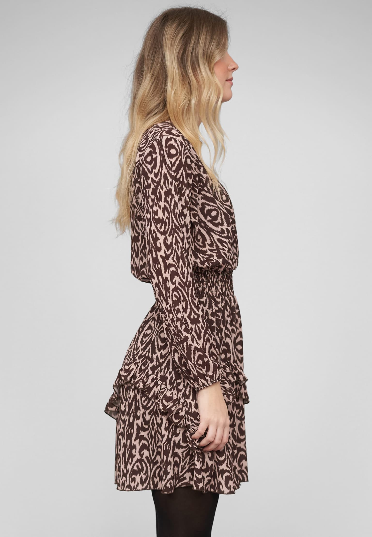 Cloud5ive Longsleeve Dress with abstract print – Bild 4