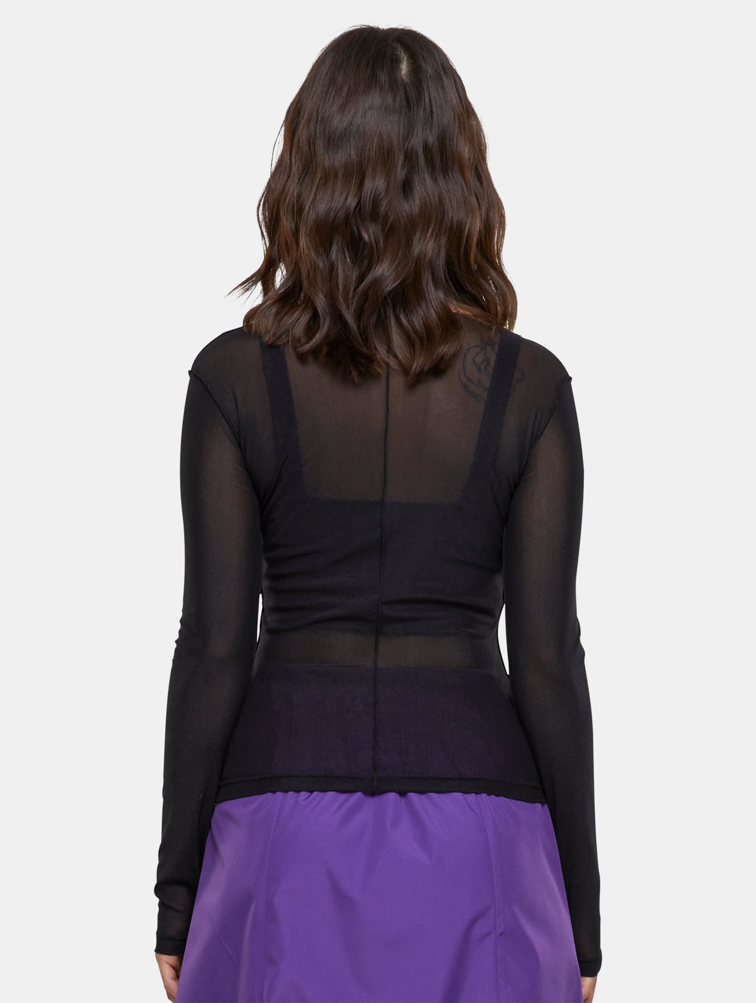 Urban Classics Ladies Exposed Seam Mesh Longsleeve – Bild 2