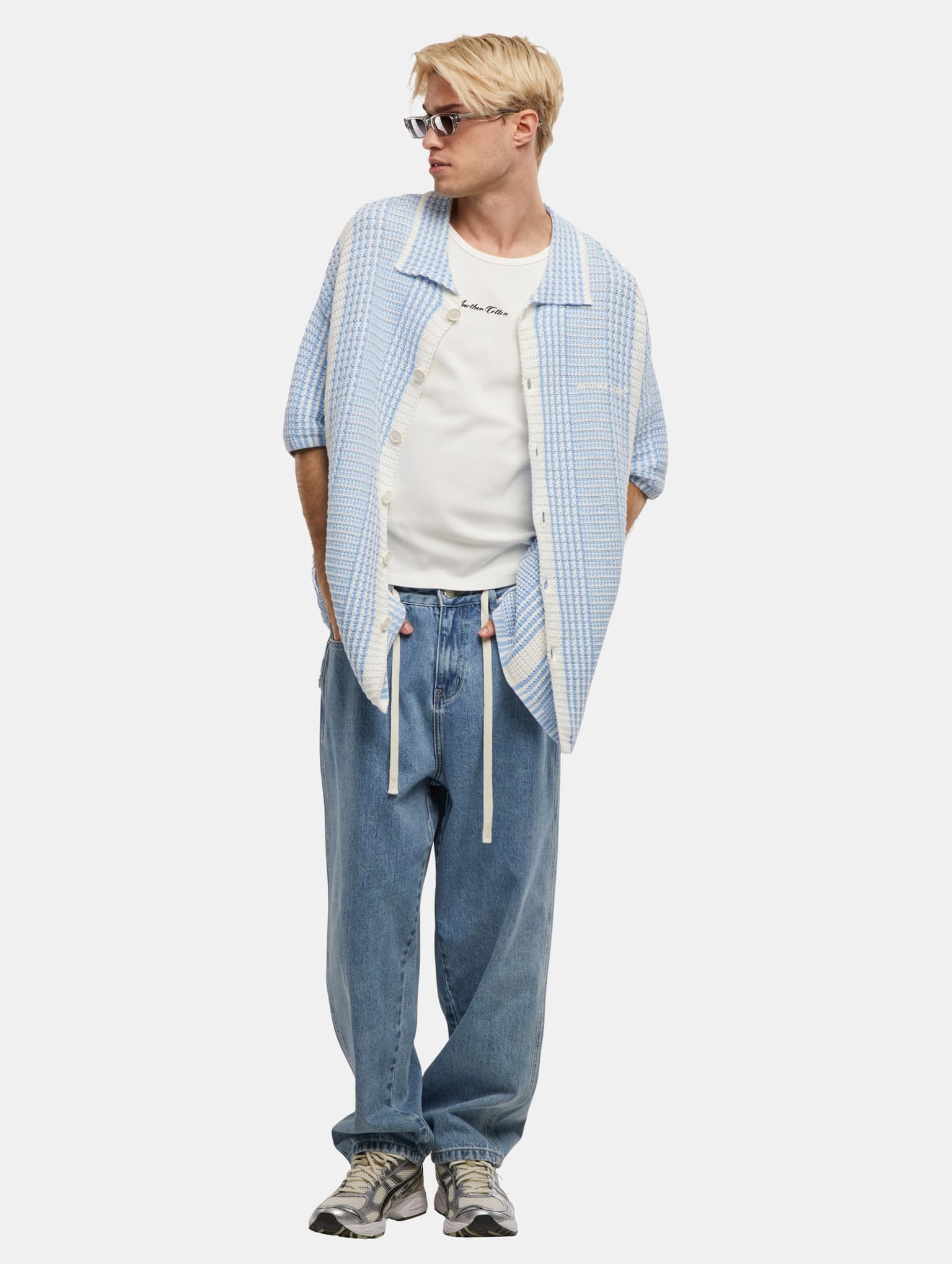 Another Cotton Lab Oversized Mesh Knit Summer Shirt – Bild 4