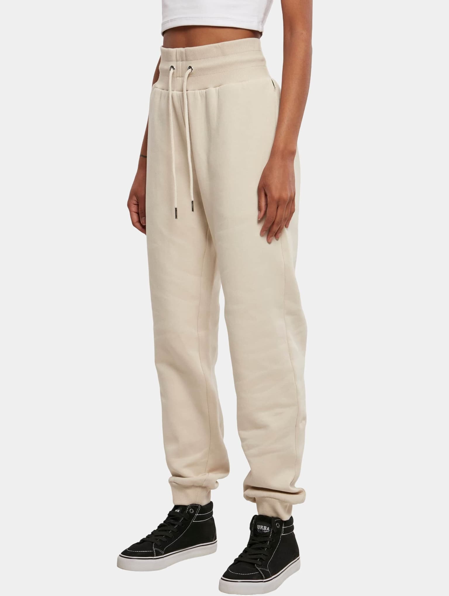 Urban Classics Ladies Essentials High Waist Sweat Pants – Bild 4