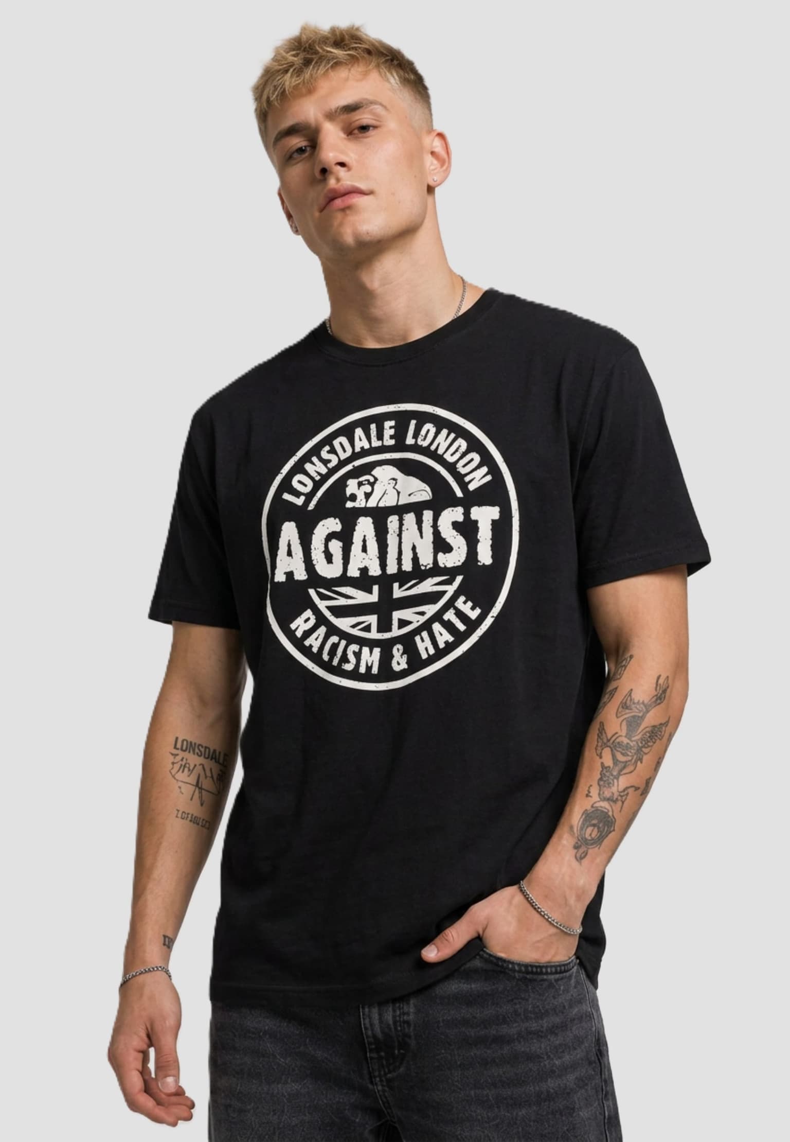Lonsdale London Against Racism T-Shirt