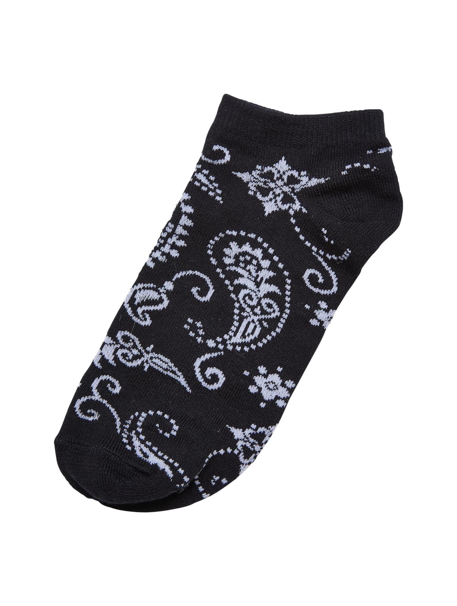 Urban Classics Bandana Pattern No Show Socks 5-Pack – Bild 2