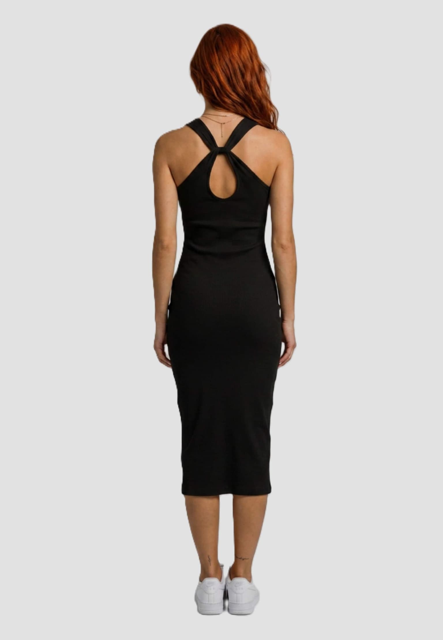 Urban Classics Ladies Midi Sleeveless Rib Dress – Bild 2