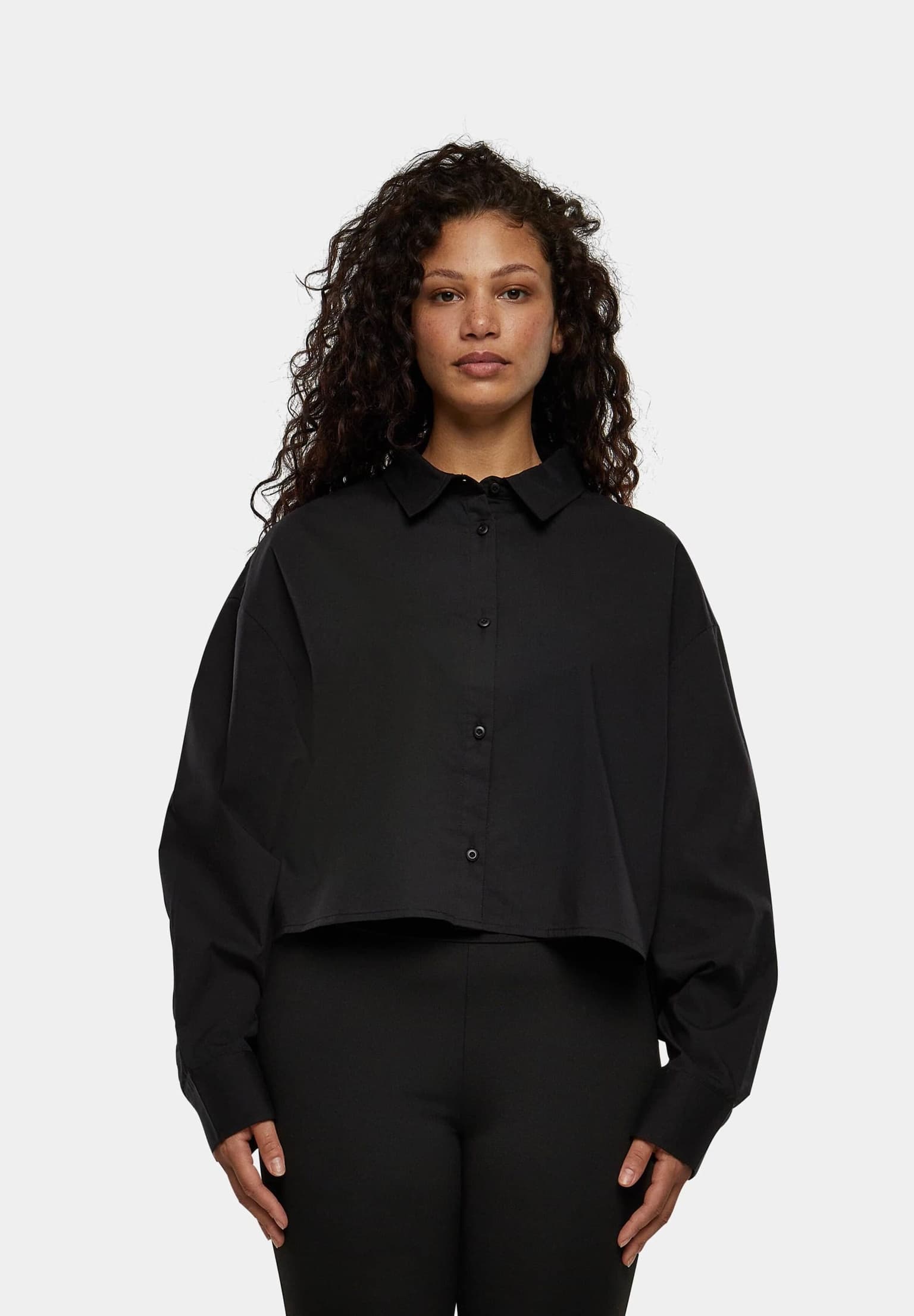 Urban Classics Ladies Cropped Oversized Blouse – Bild 3