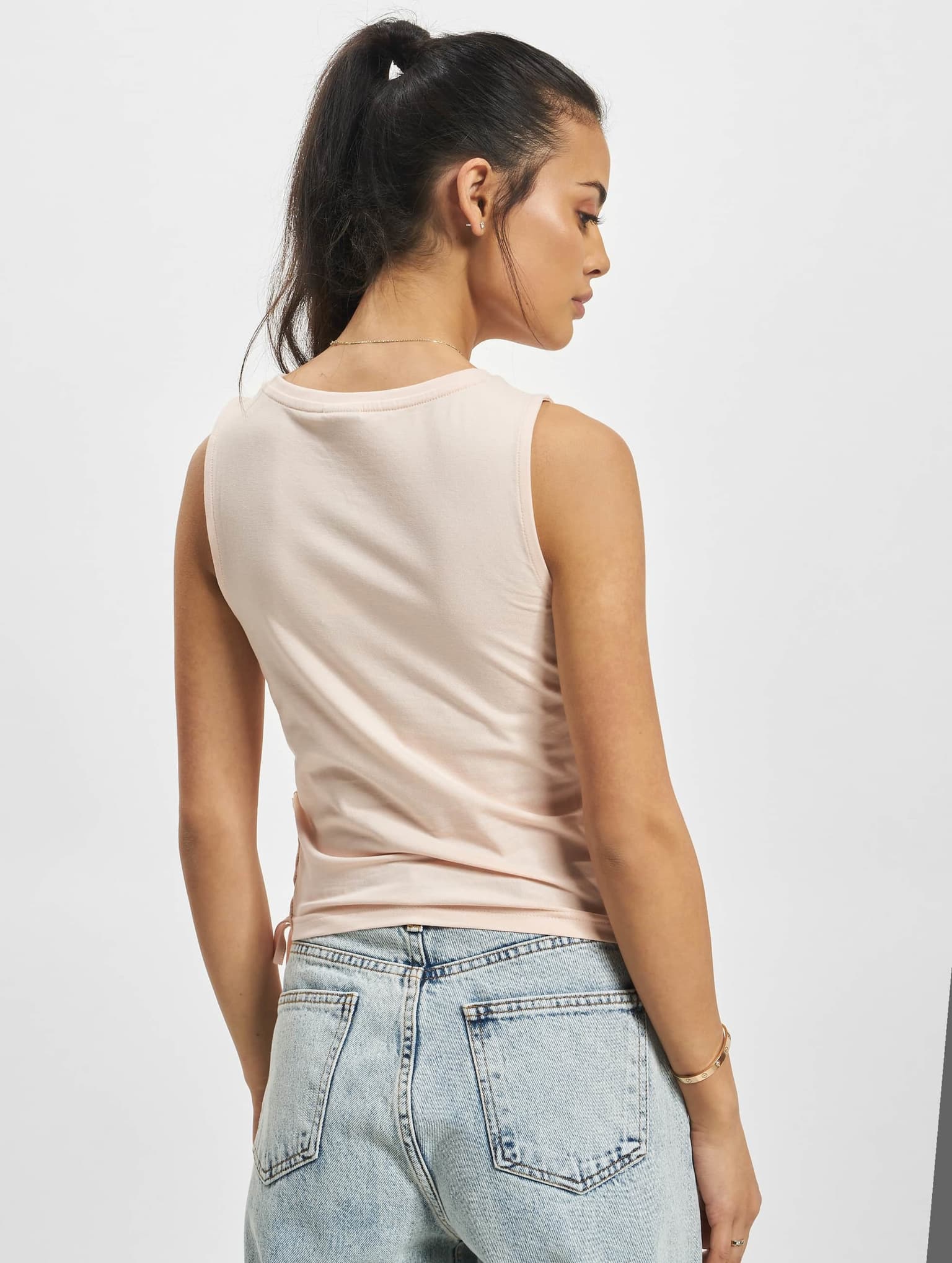 Urban Classics Ladies Lace Up Cropped Top – Bild 2