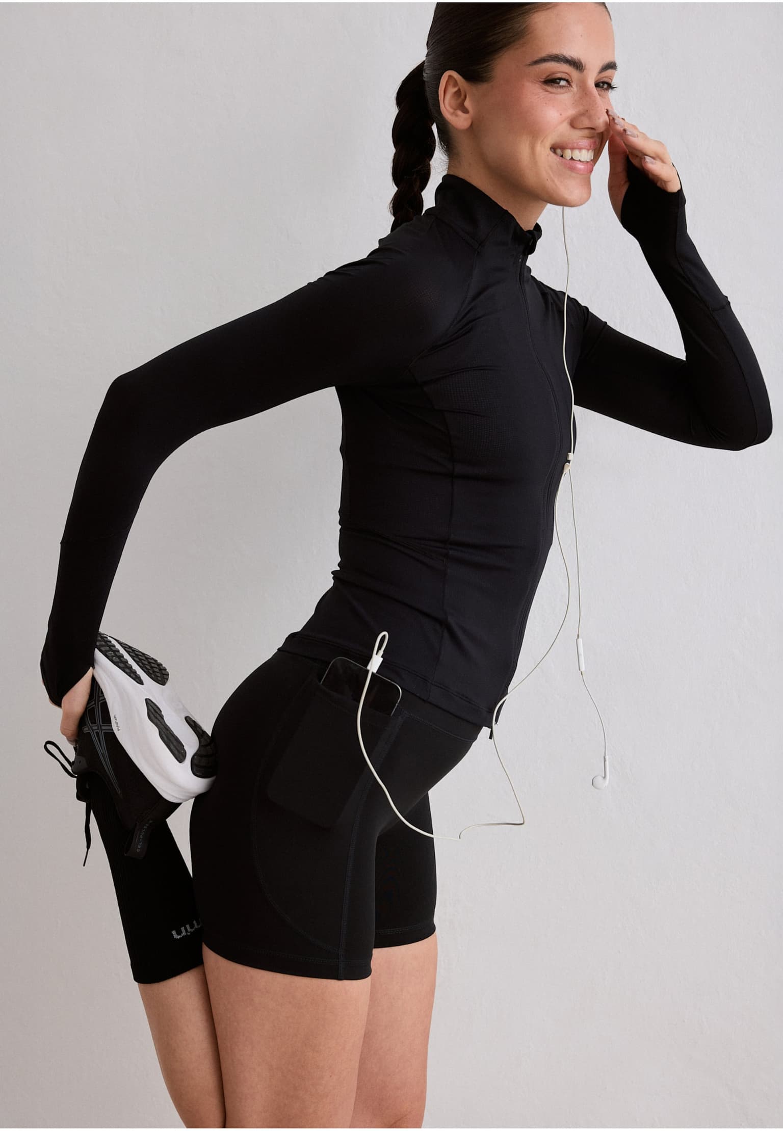 aimn Running Midi Biker Short – Bild 3