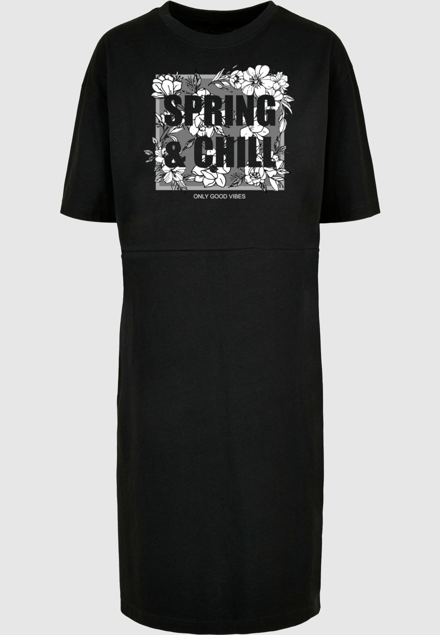 Merchcode Ladies Spring And Chill Oversized Slit Tee Dress – Bild 3