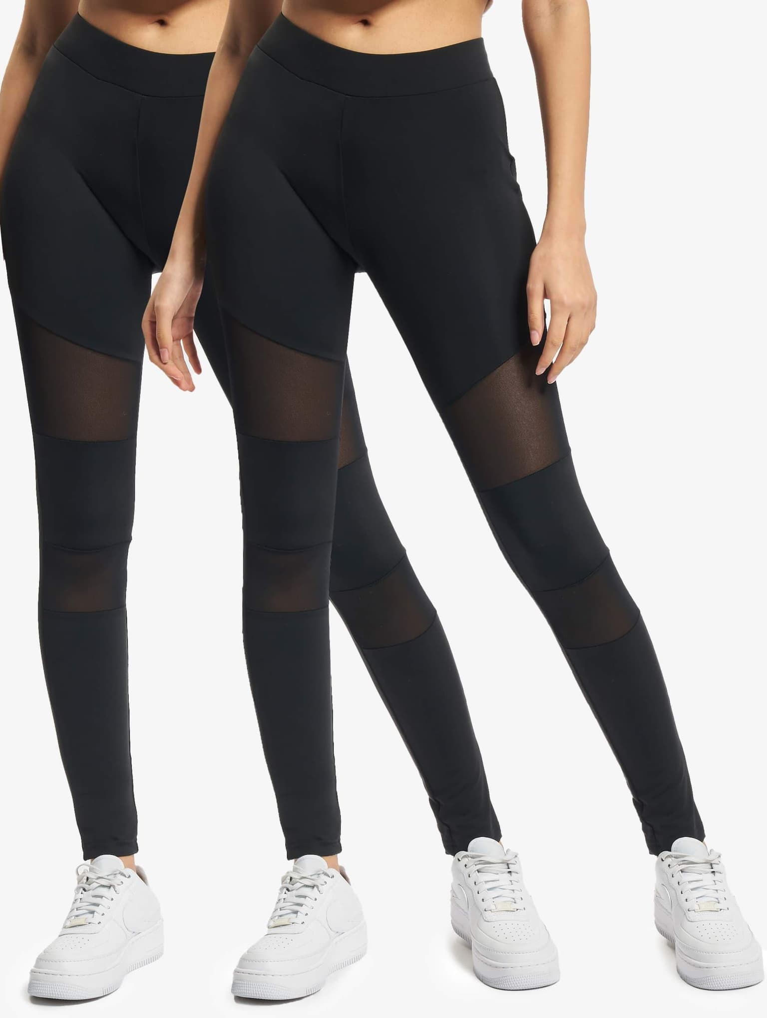 Urban Classics Ladies Tech Mesh Leggings 2-Pack