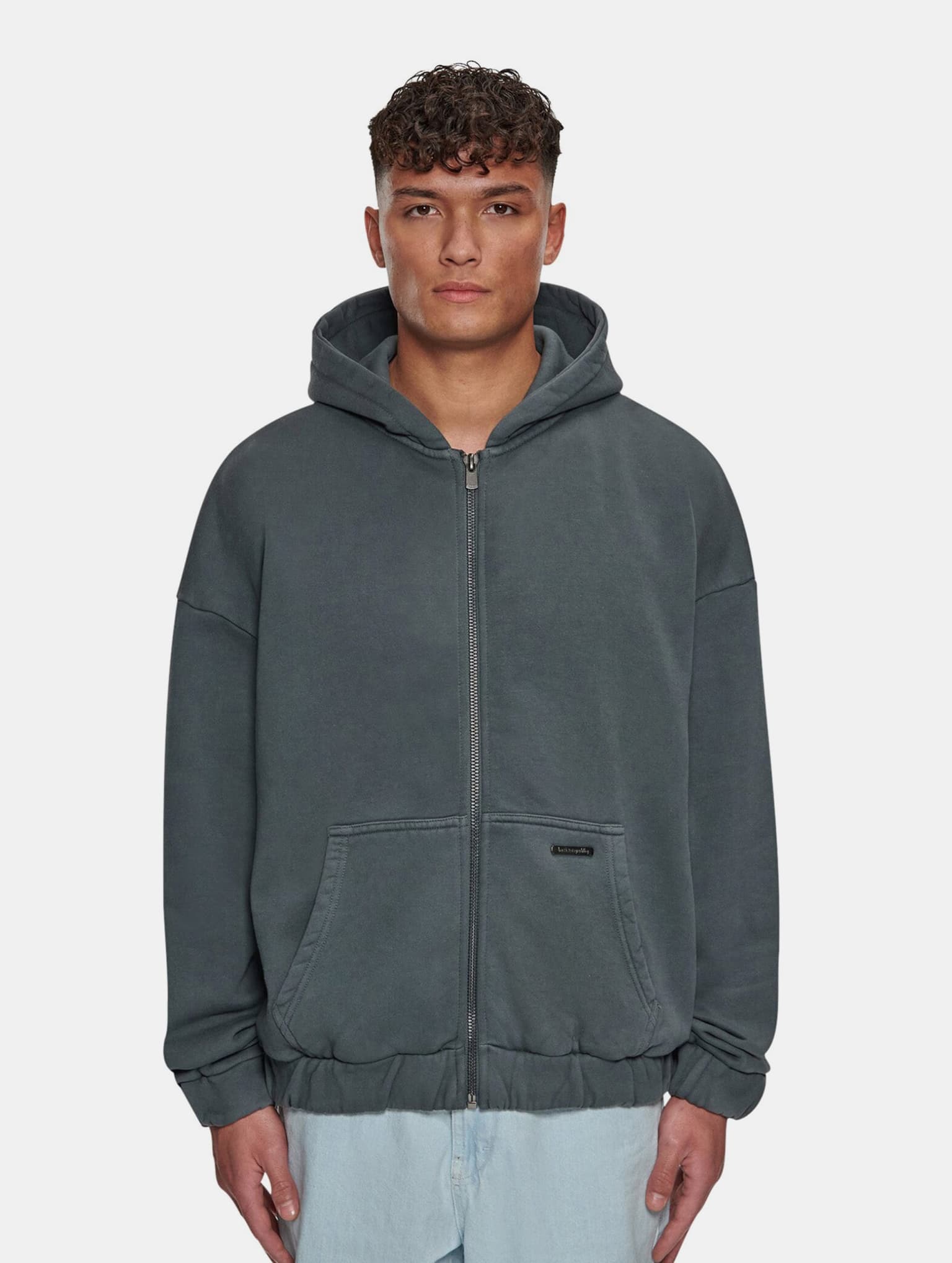 Dropsize Bazix Super Heavy Blank Zip Hoodie