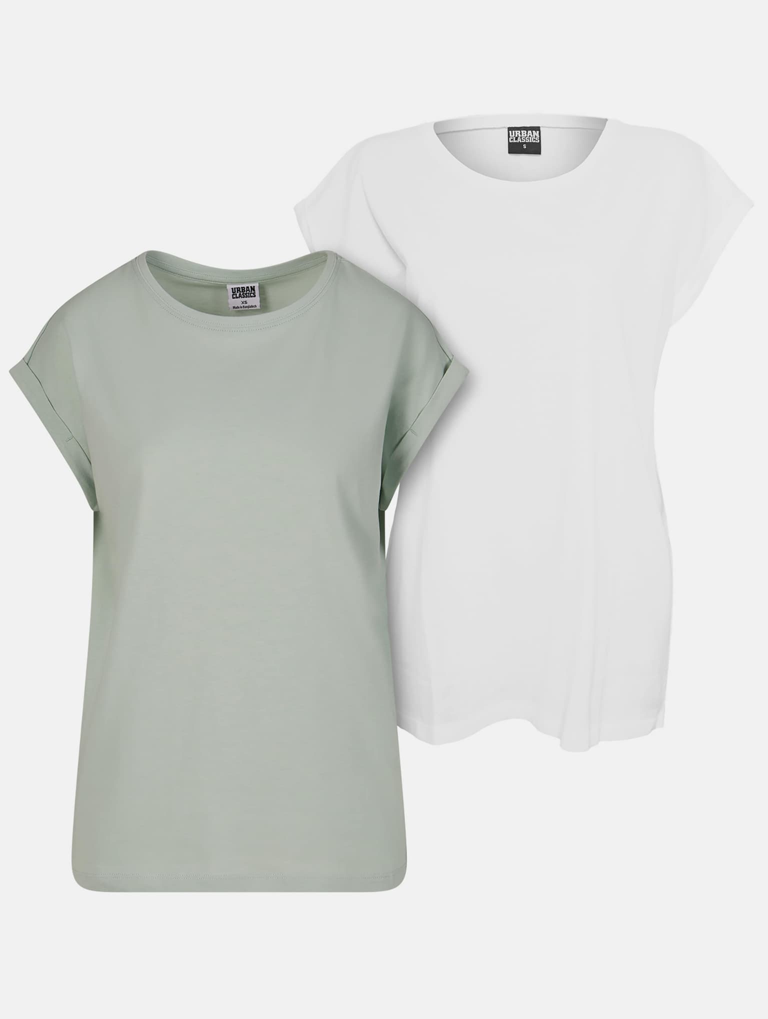 Urban Classics Ladies Extended Shoulder Tee 2-Pack – Bild 4