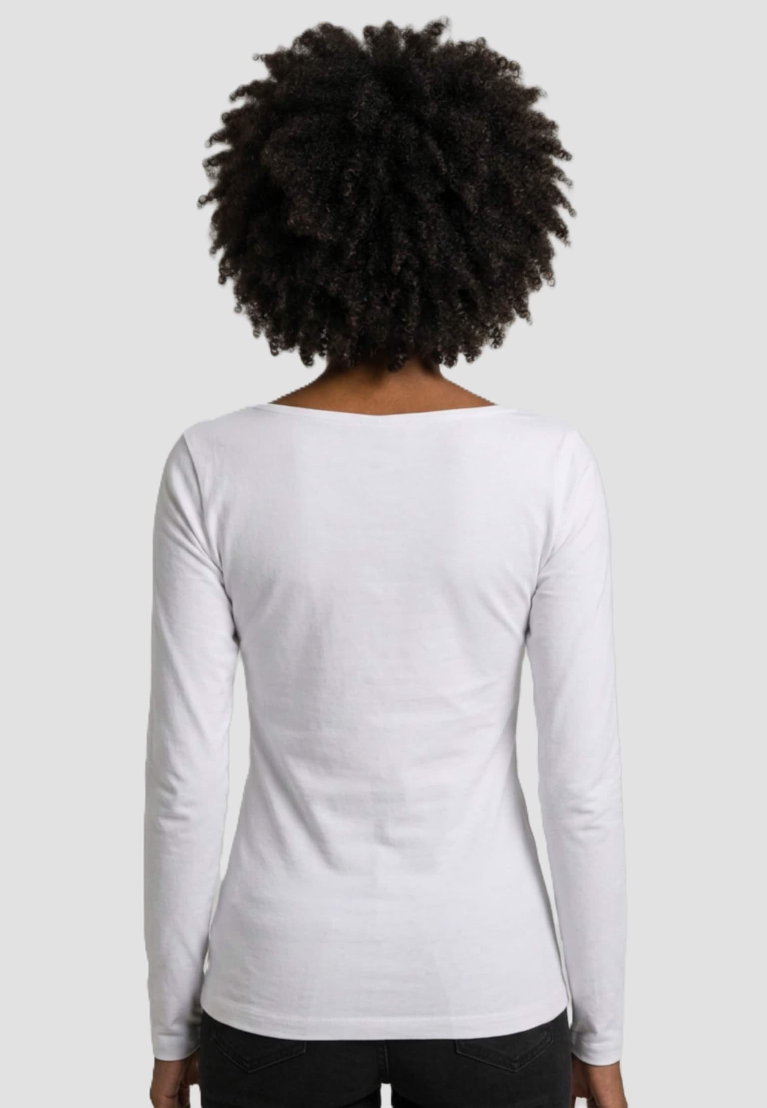 Urban Classics Ladies Wide Neck Longsleeve – Bild 2