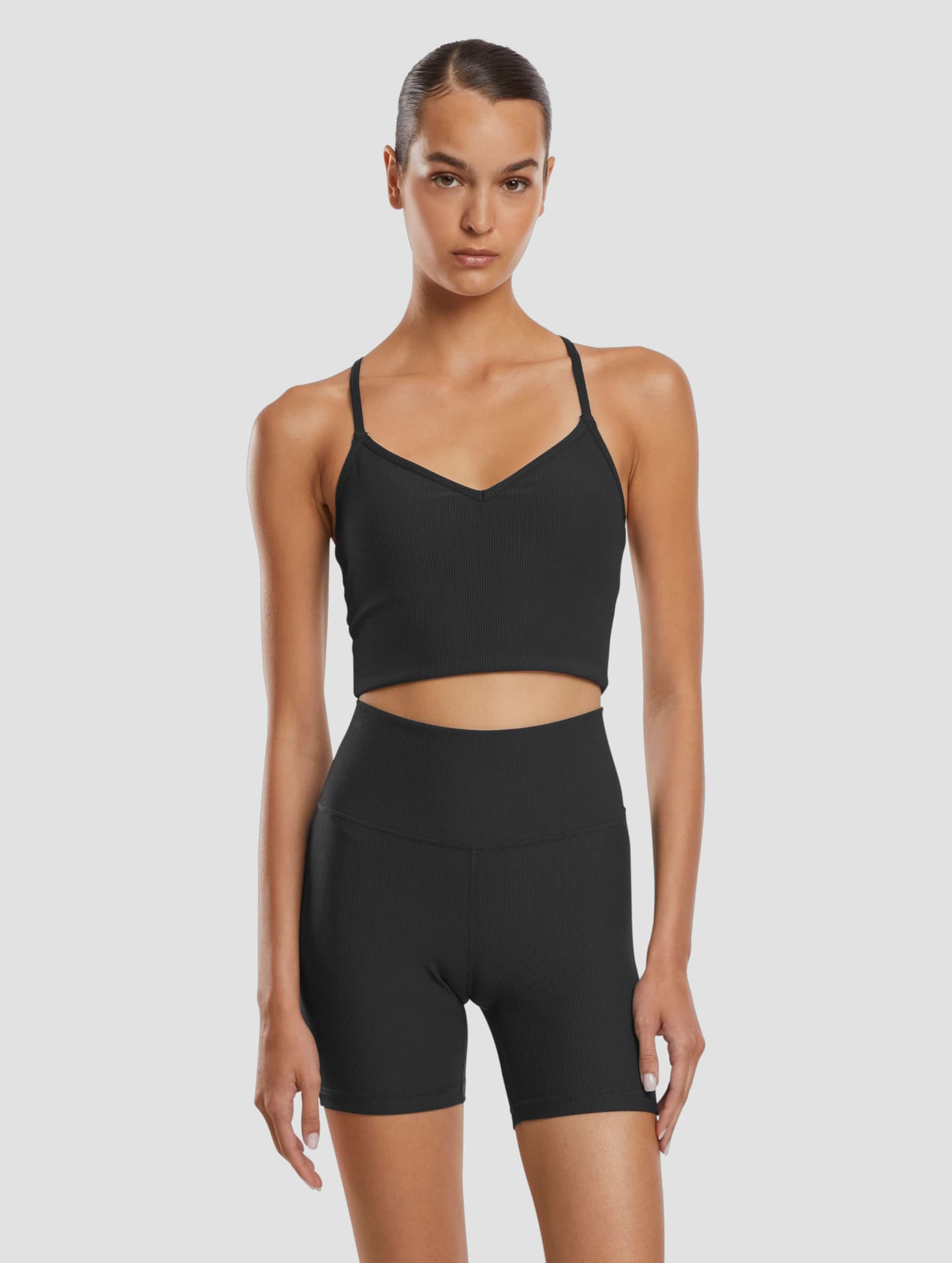 AMN-243-BRA-24030219-010 AIMN Ribbed Performance Bralette