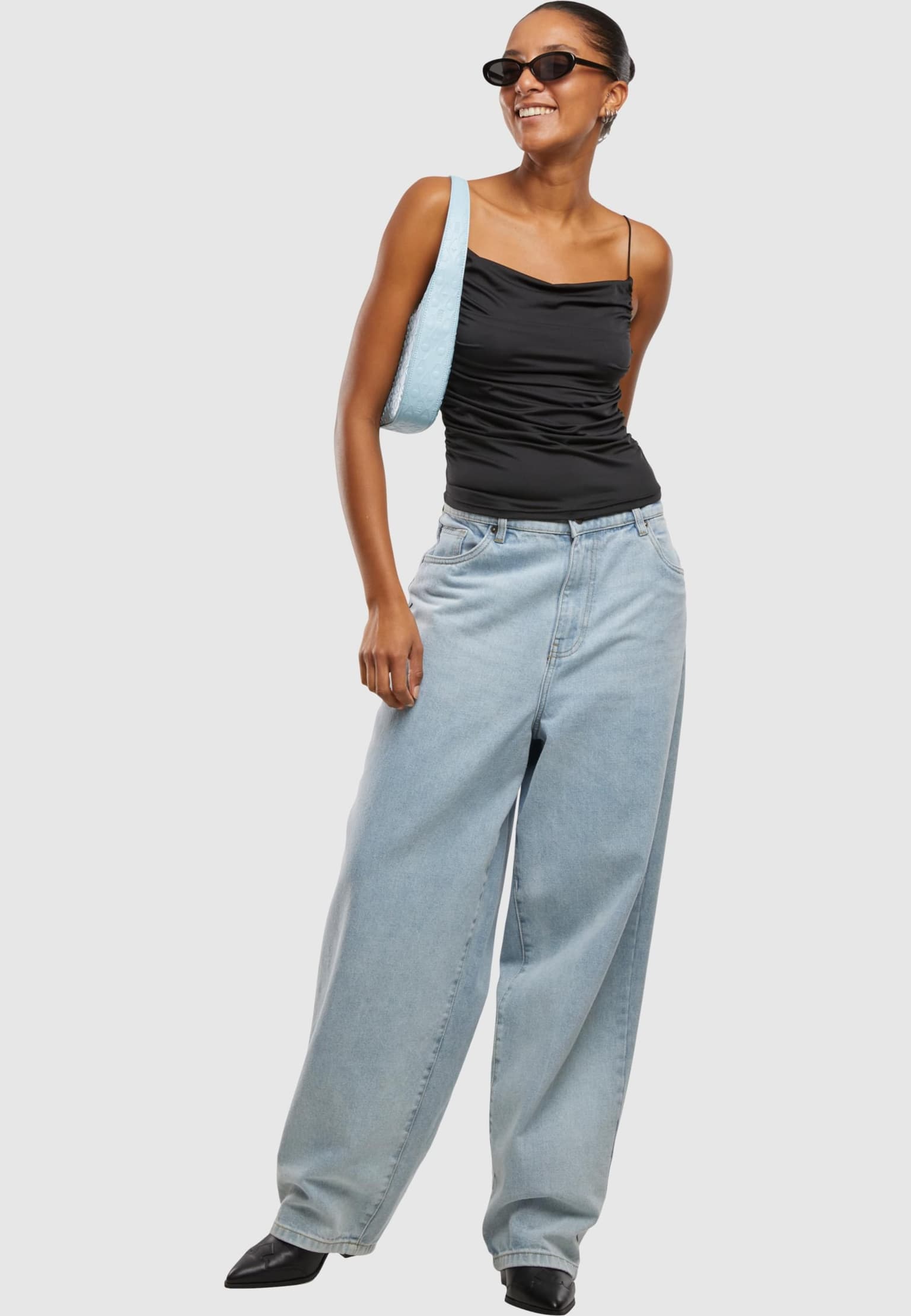 Urban Classics Ladies Waterfall Jersey Top – Bild 3