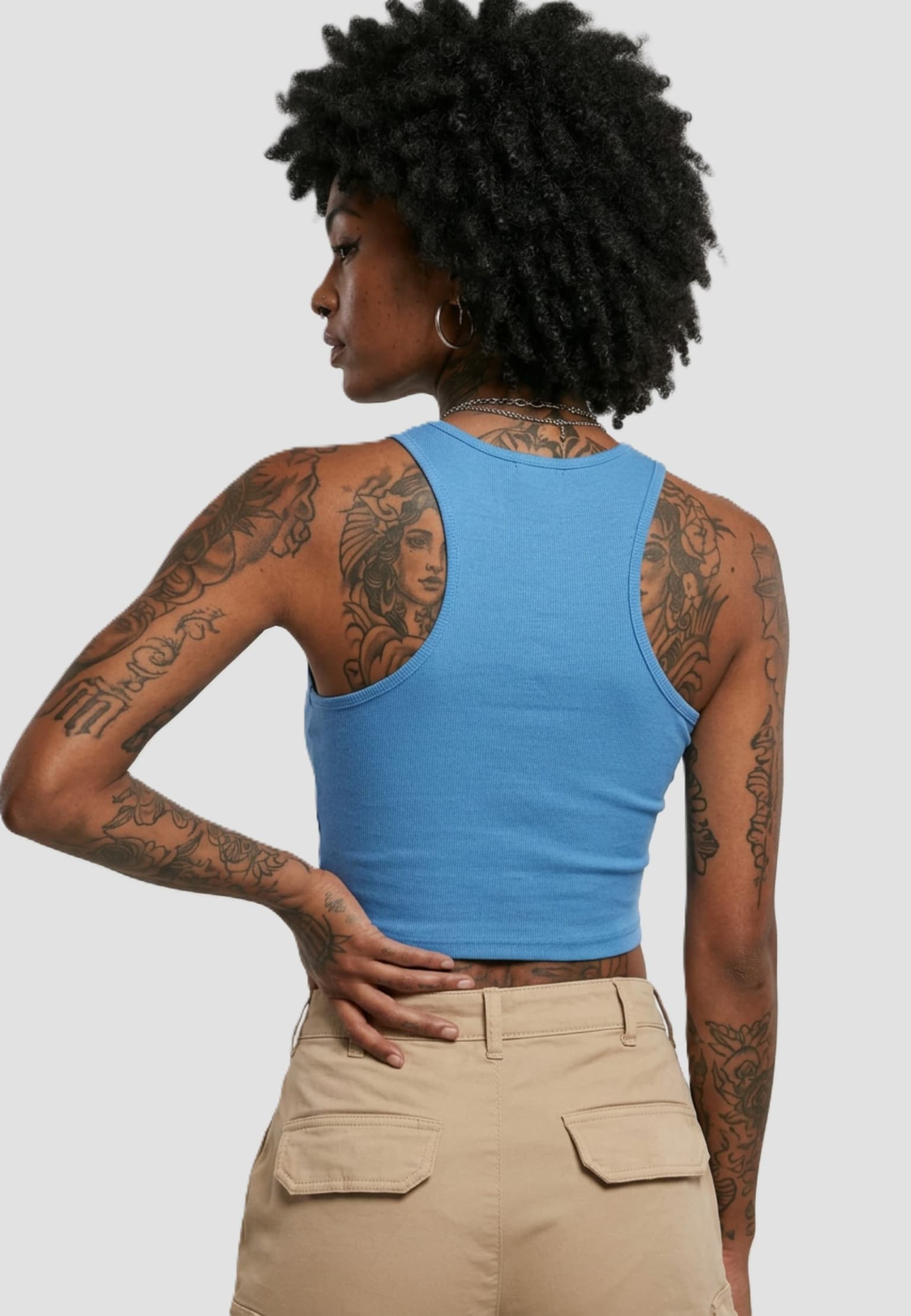 Urban Classics Ladies Cropped Rib Top – Bild 2