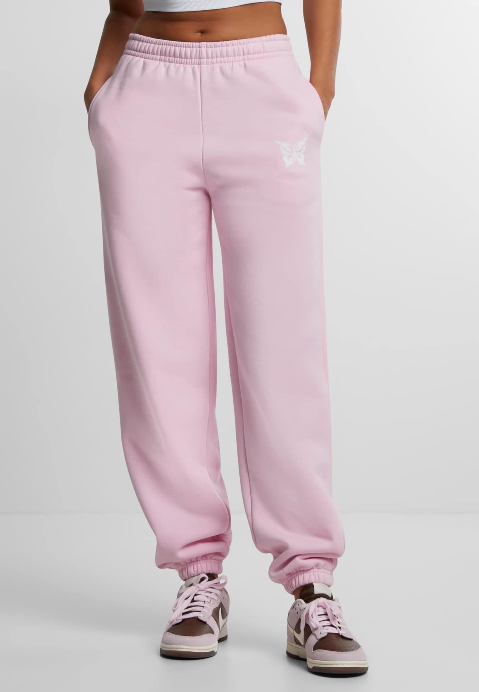 Miss Tee Karma Butterfly Ladies Fluffy Sweatpants