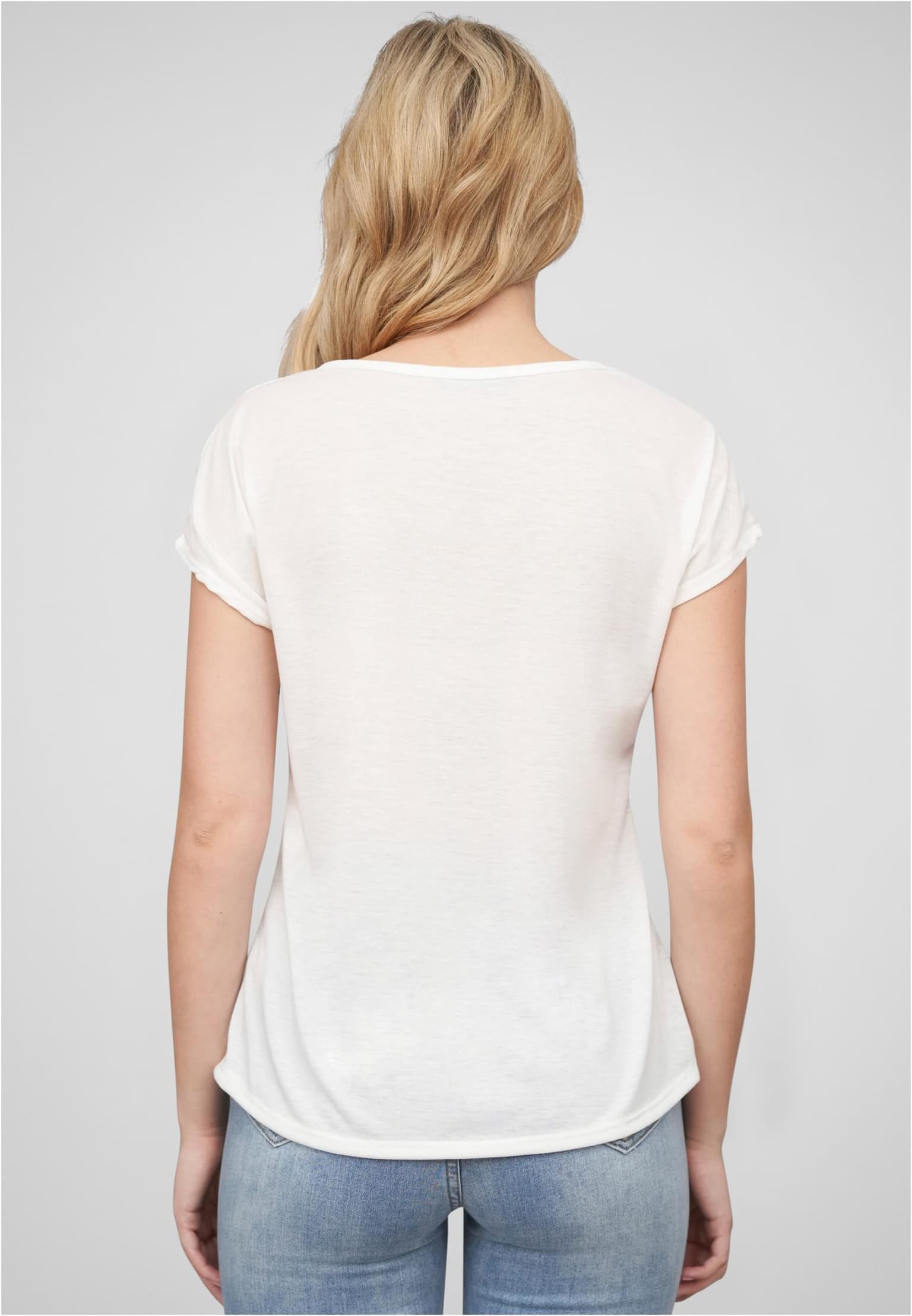 Cloud5ive Damen Viskose T-Shirt mit Floral Silhouette Face Print – Bild 2