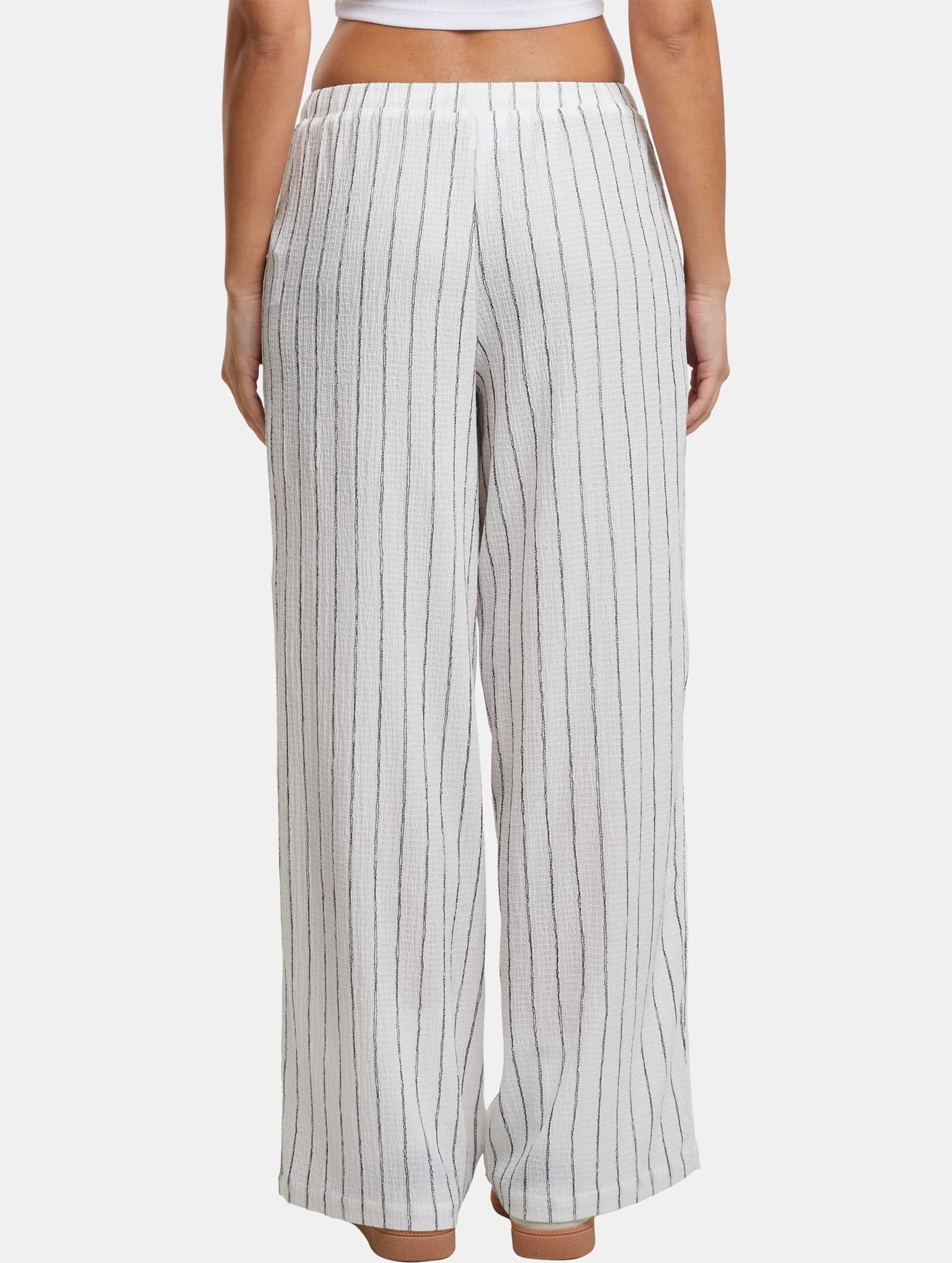 Urban Classics Ladies Structured Striped Relaxed Fit Pants – Bild 2