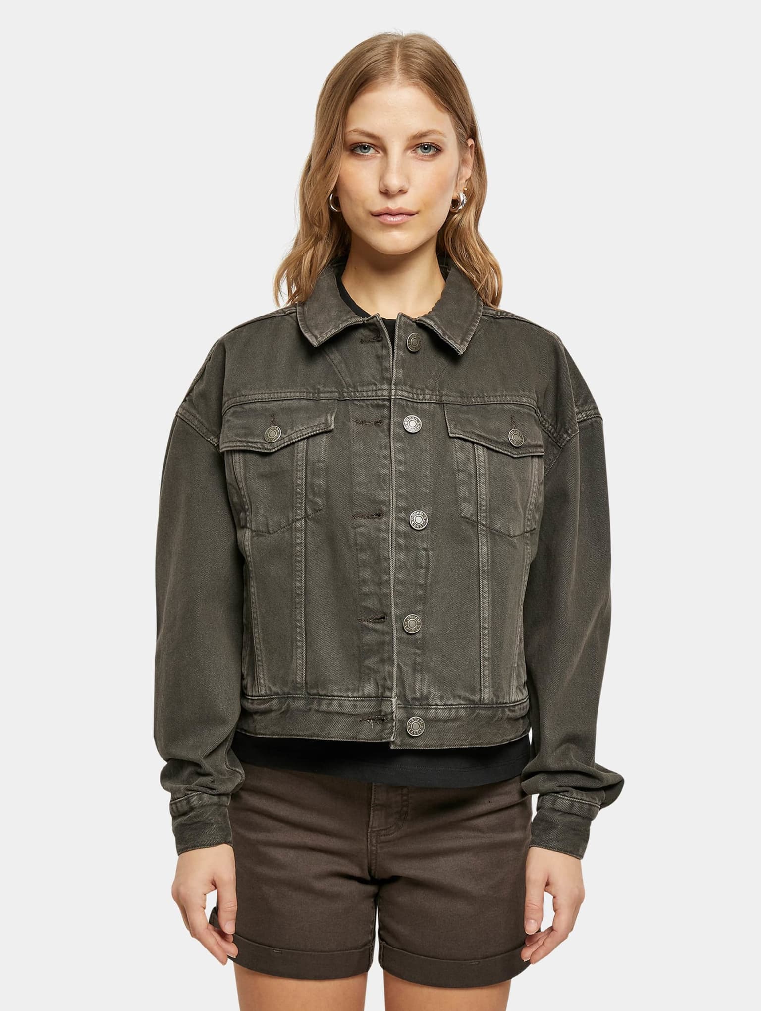 Urban Classics Ladies Oversized Colored Denim Jacket – Bild 3