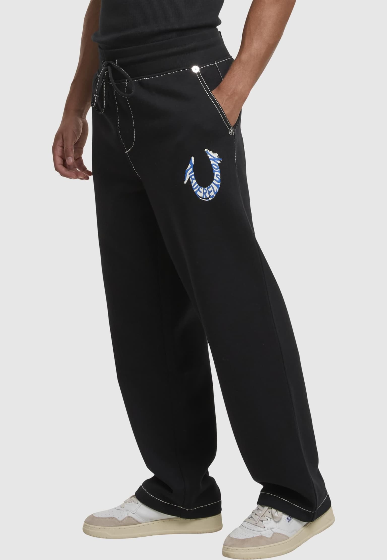 True Religion HS PAINT BAGGY BIG T SWEATS – Bild 3