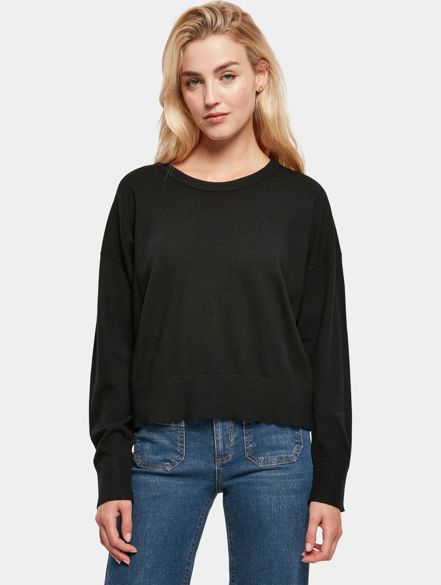 Urban Classics Ladies Eco Viscose Oversized Basic Sweater – Bild 3