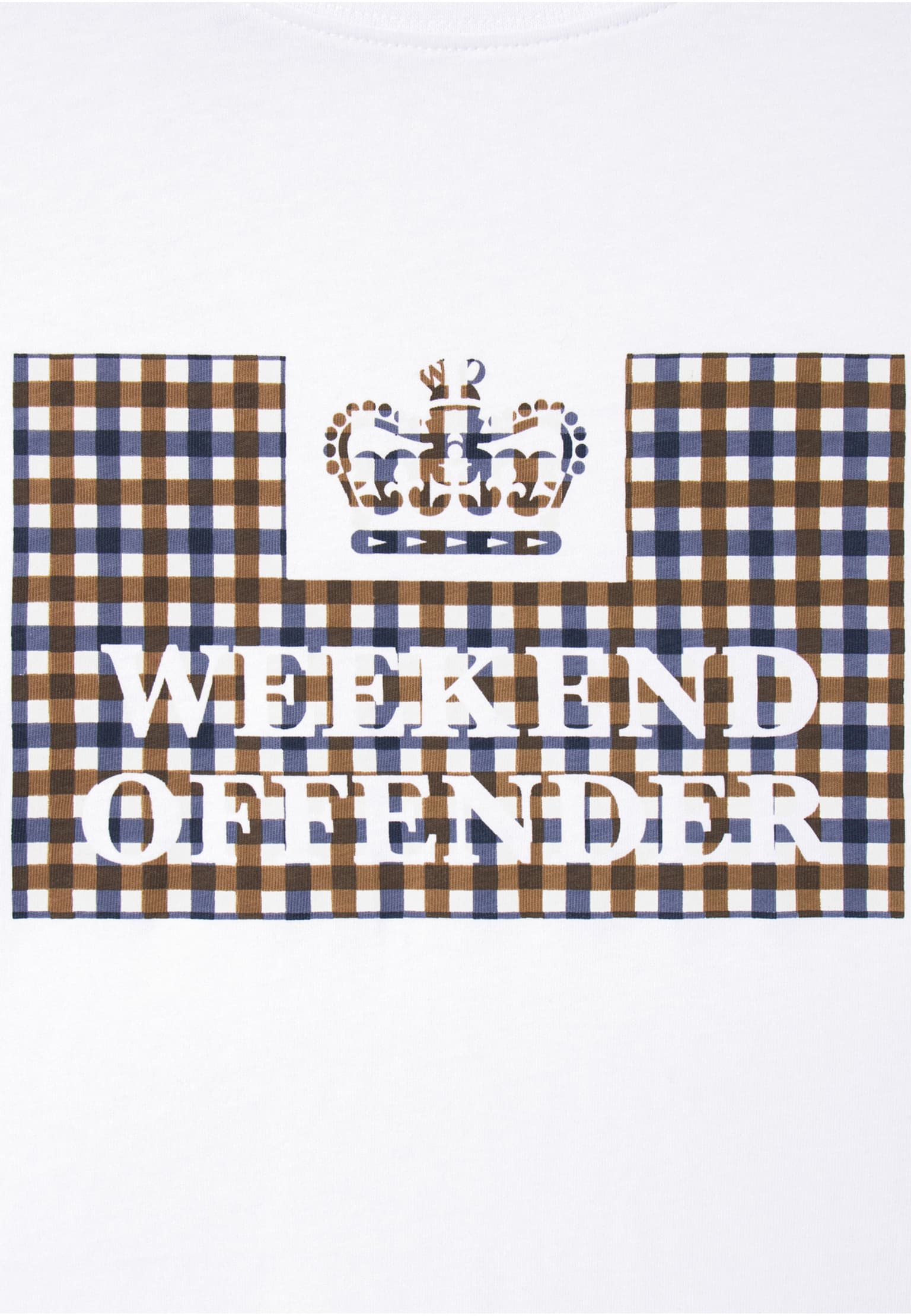 Weekend Offender SHEVCHENKO MID HOUSE CHECK PRISON TEE – Bild 4
