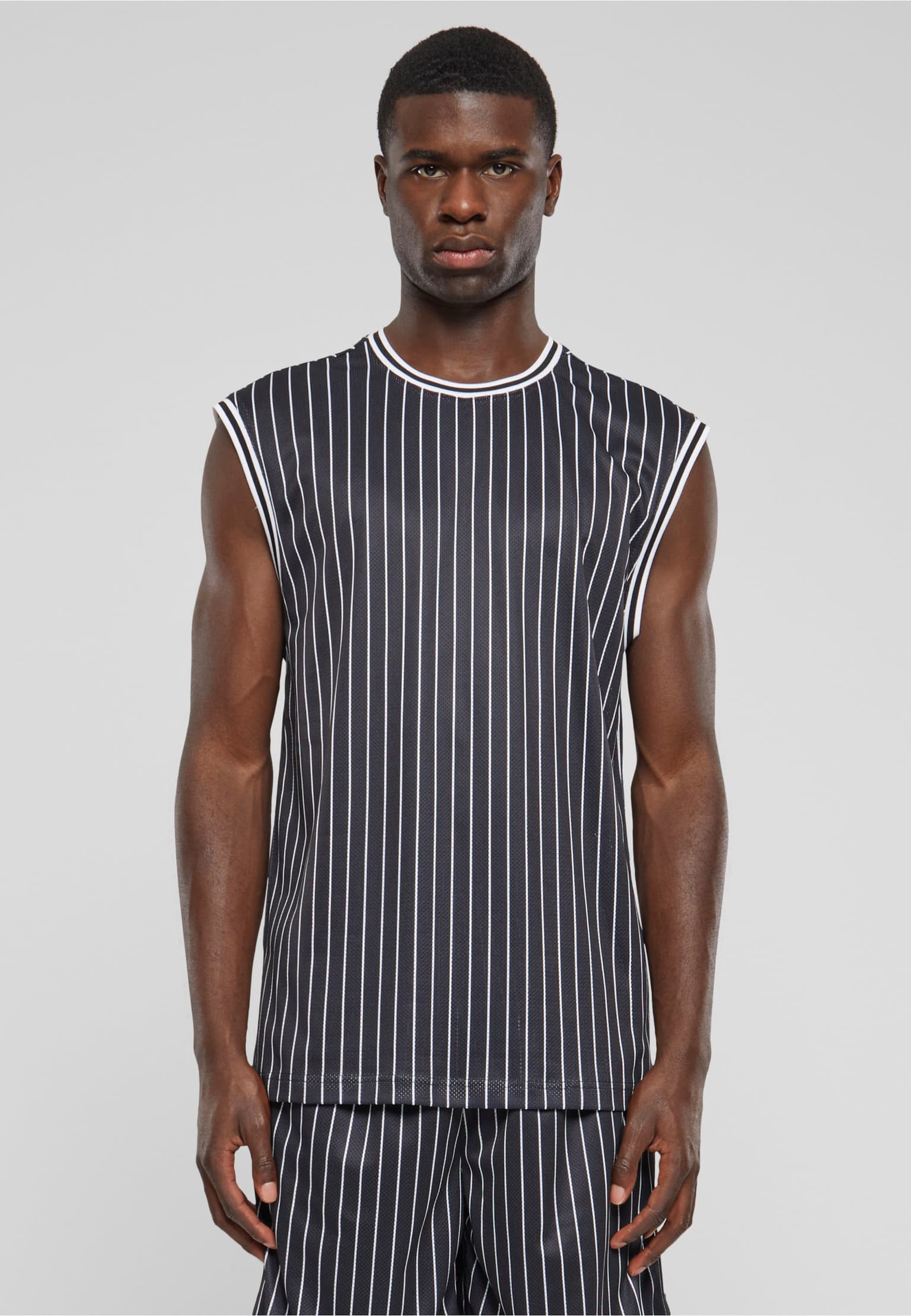 Urban Classics Striped Mesh Tanktop