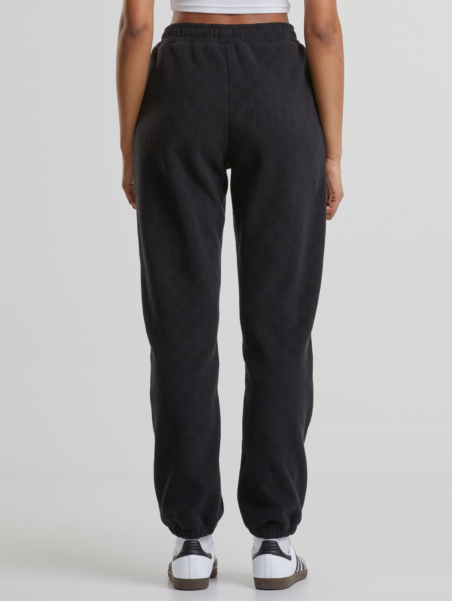 Urban Classics Ladies Jacquard Velvet Sweatpants – Bild 3