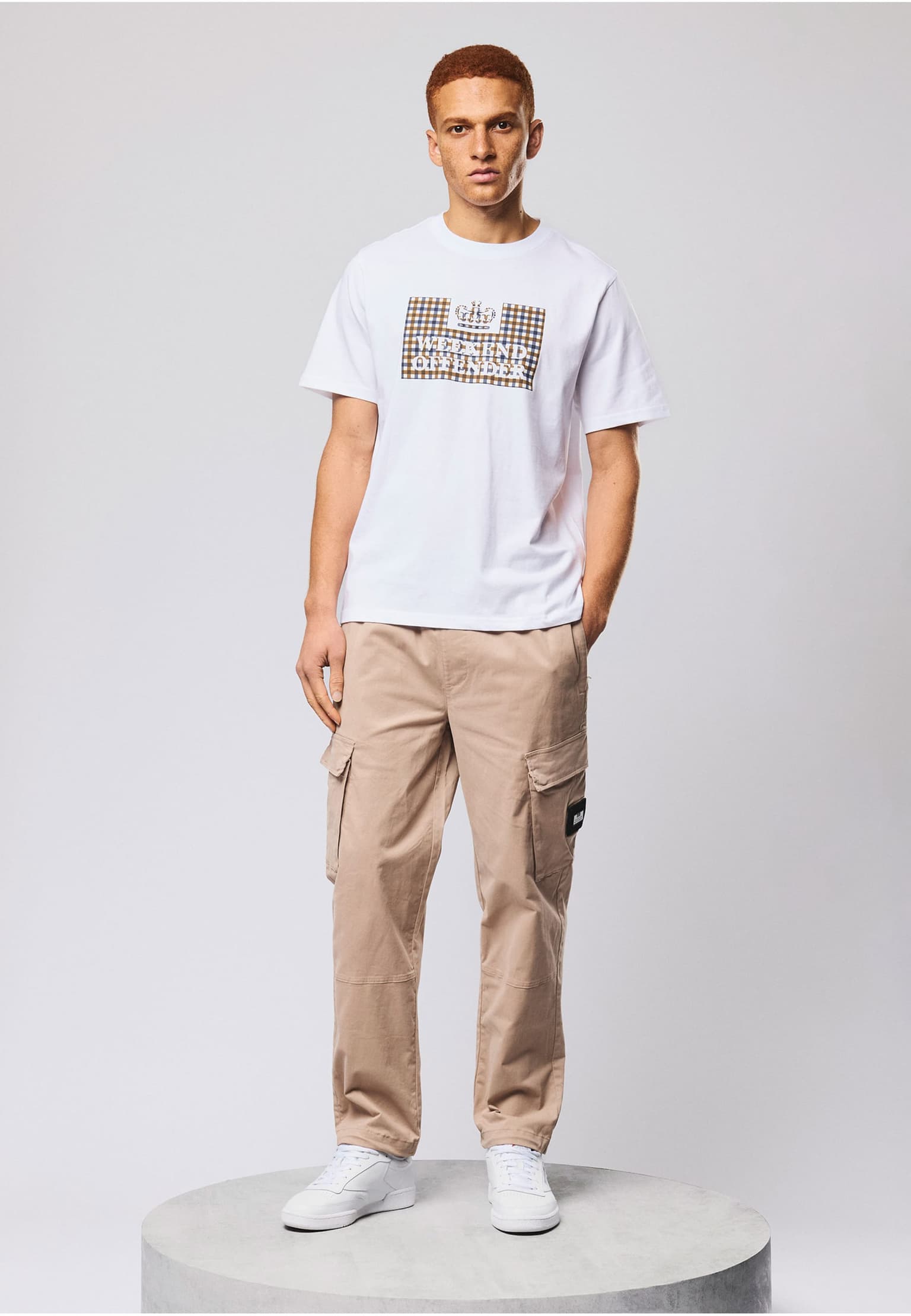 Weekend Offender SHEVCHENKO MID HOUSE CHECK PRISON TEE – Bild 3