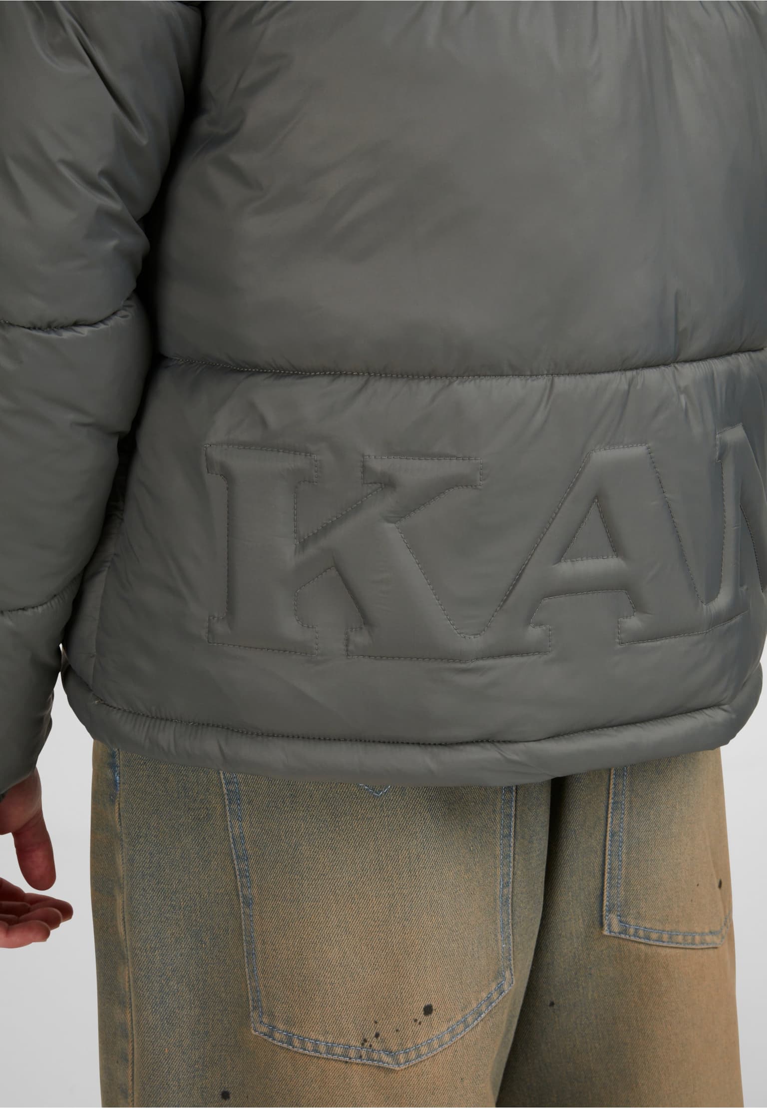 Karl Kani Small Signature Embossed Logo Puffer Jacket – Bild 4
