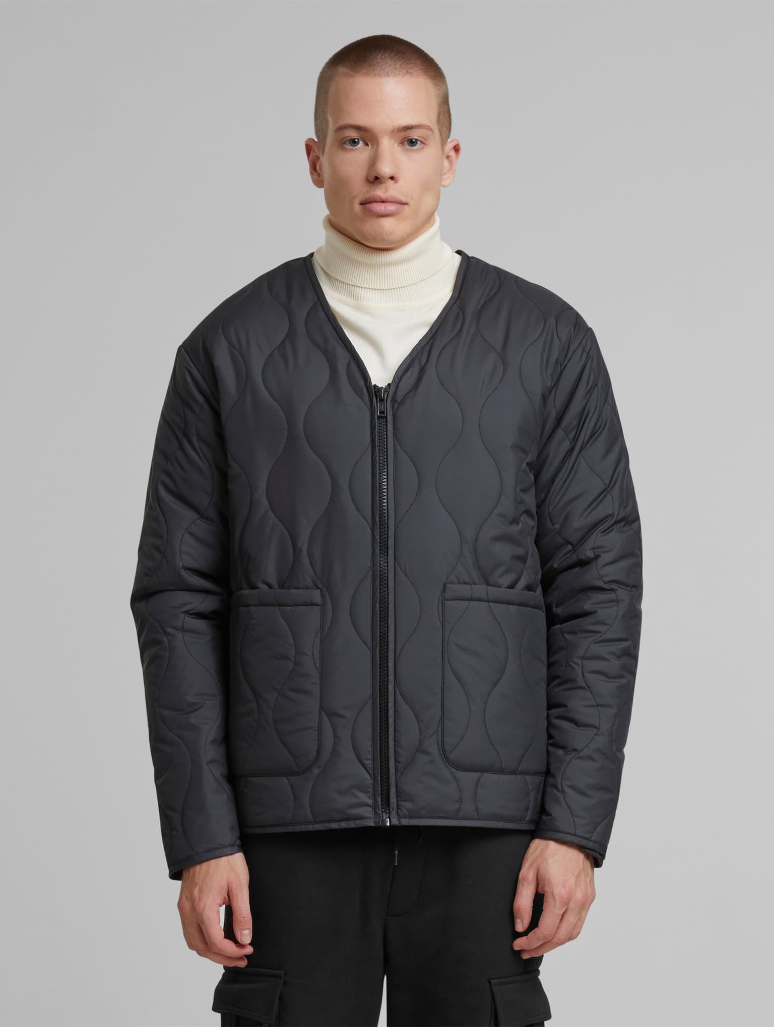 Urban Classics Padded Quilting Übergangsjacke – Bild 3