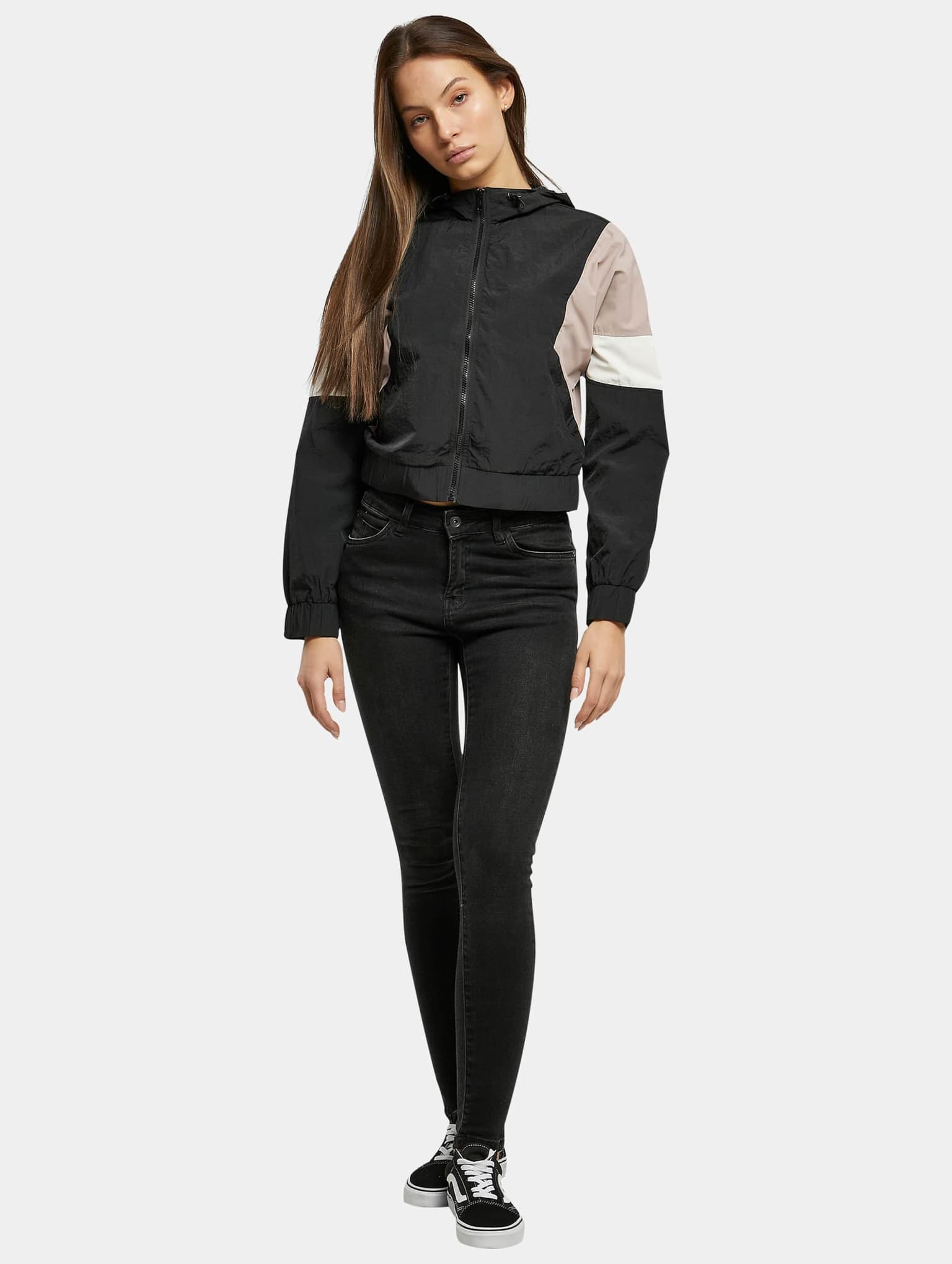 Urban Classics Ladies Short 3-Tone Crinkle Jacket – Bild 3