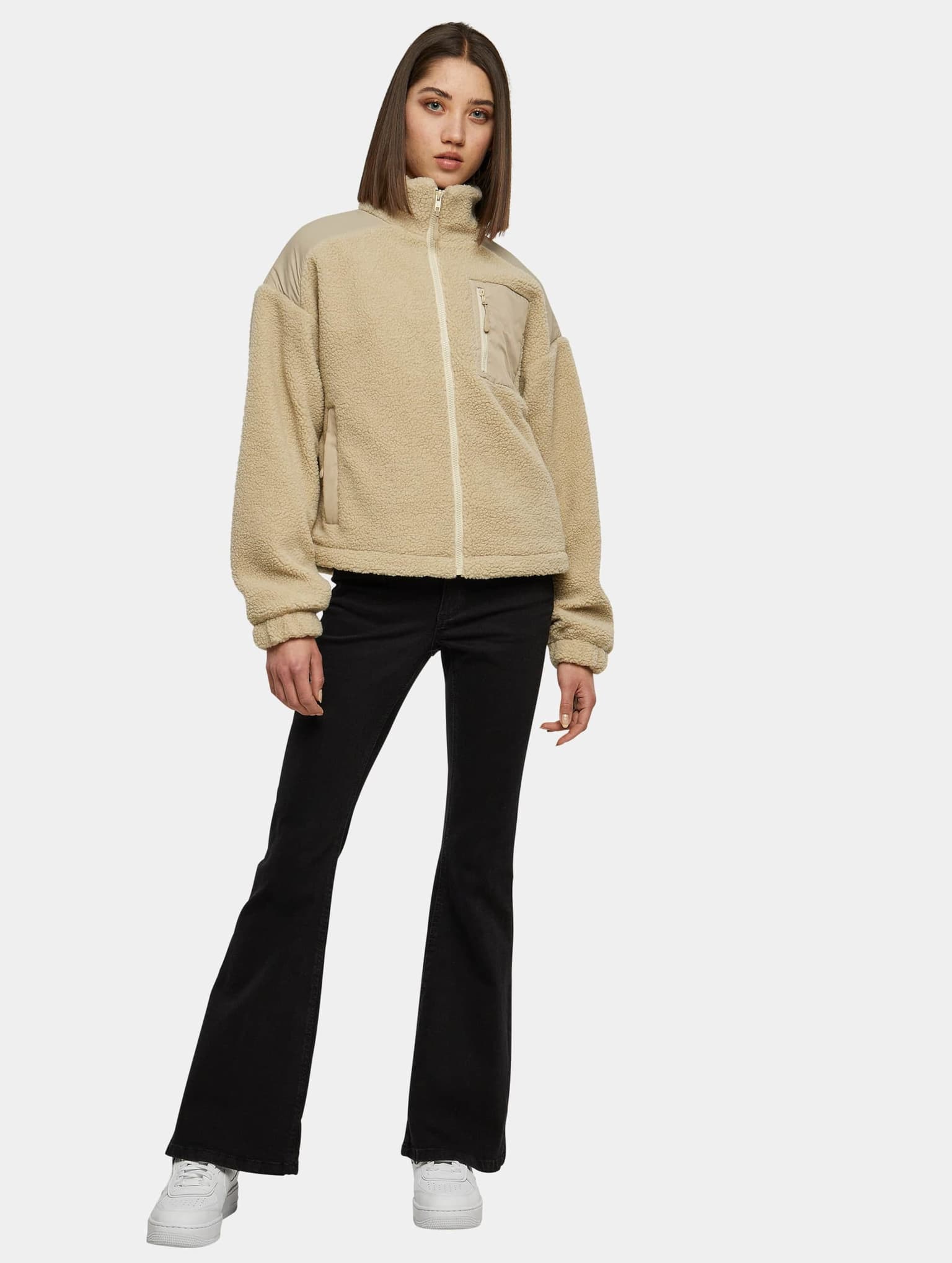 Urban Classics Ladies Sherpa Mix Jacket – Bild 4