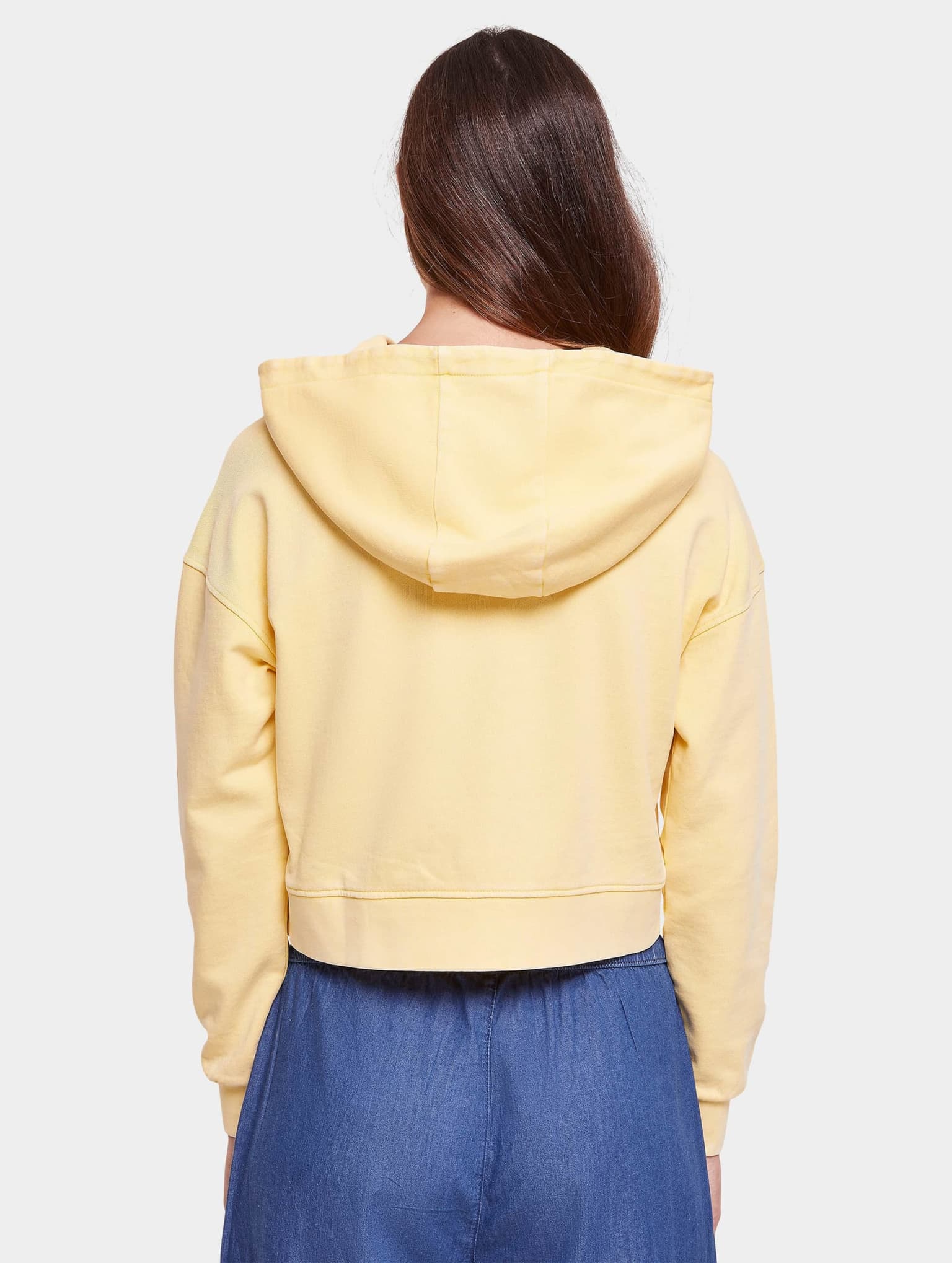 Urban Classics Ladies Short Flower Embroidery Terry Hoody – Bild 2