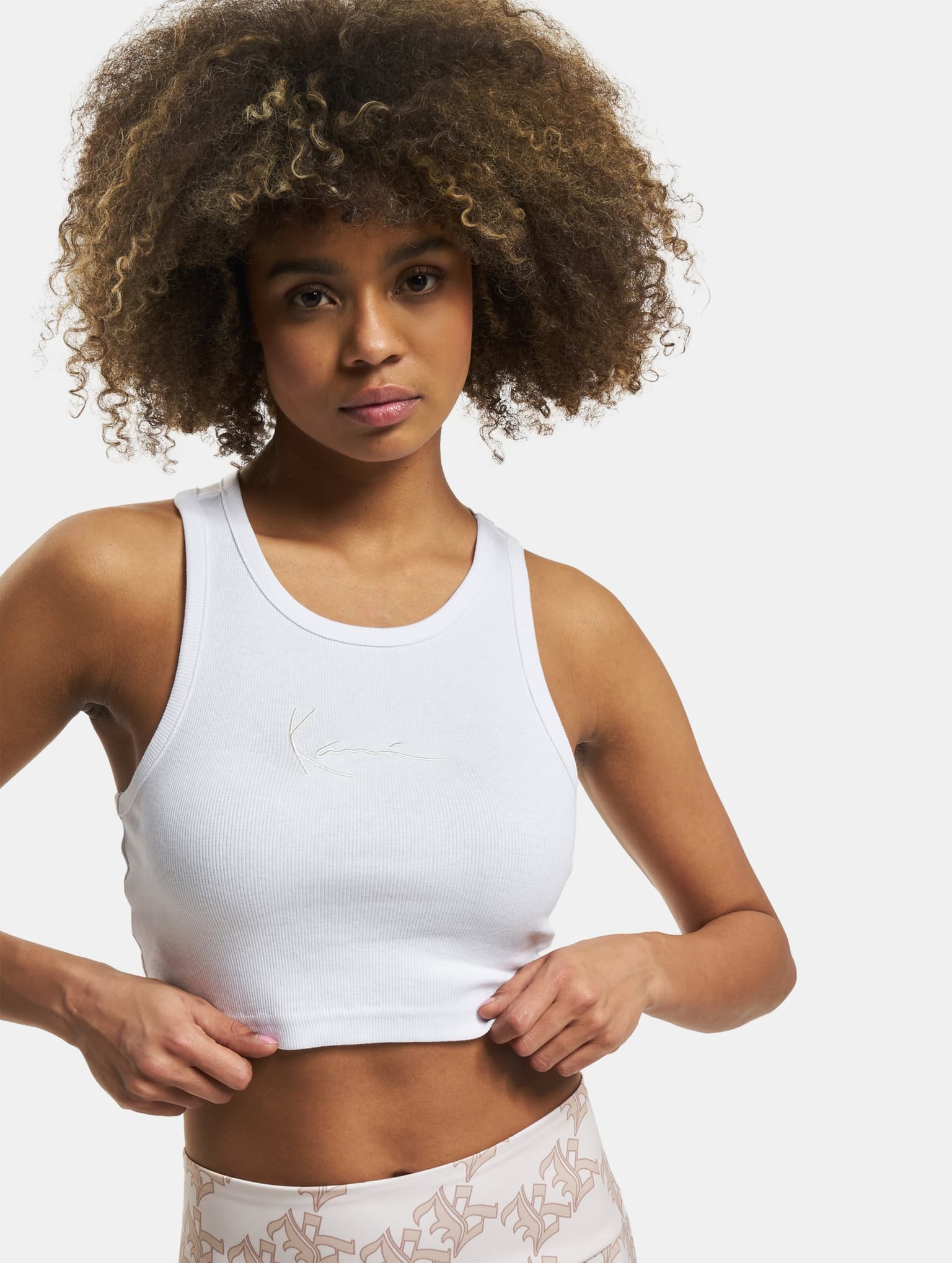 Karl Kani Small Signature Racer Rib Top