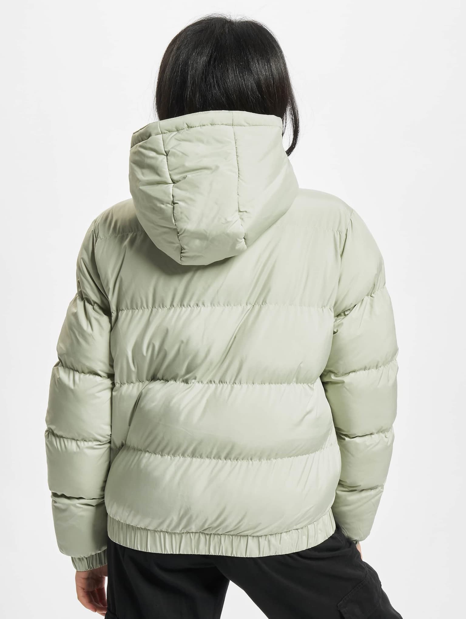 Urban Classics Ladies Hooded Puffer Jacket – Bild 2