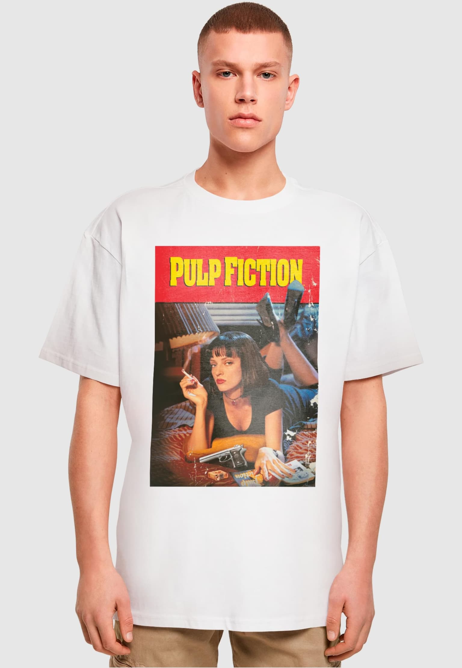 Merchcode Pulp Fiction Poster Oversize Tee