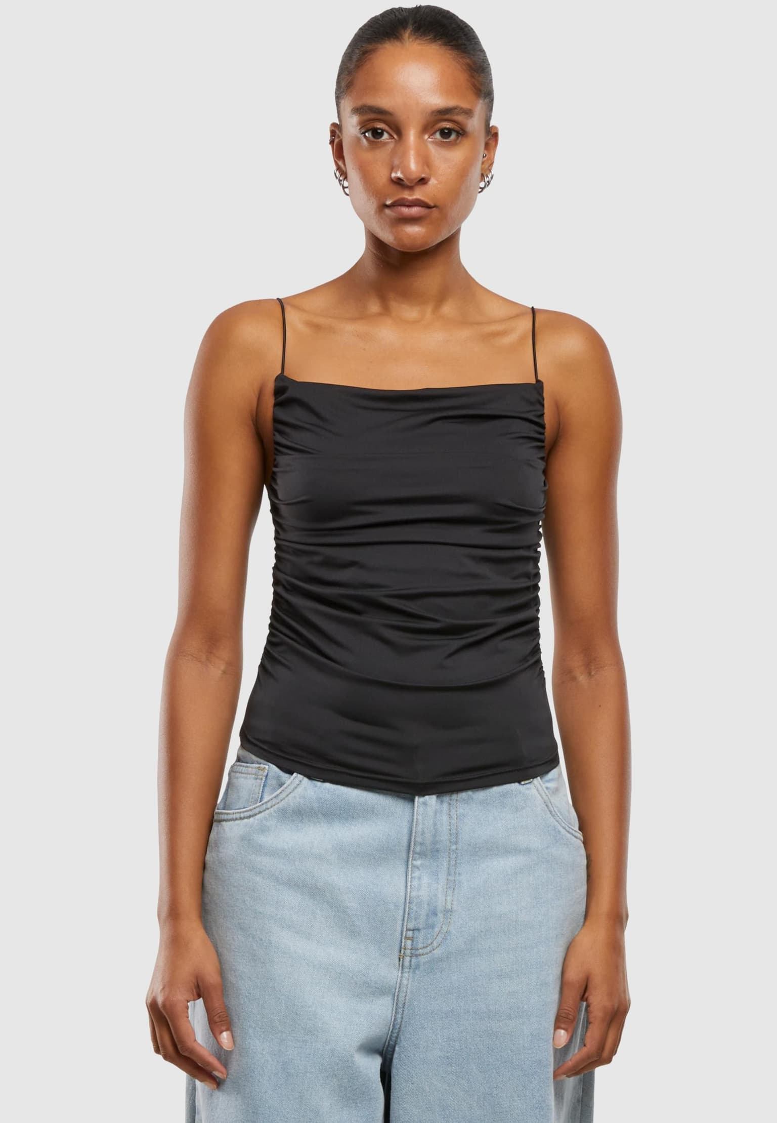 Urban Classics Ladies Waterfall Jersey Top – Bild 2