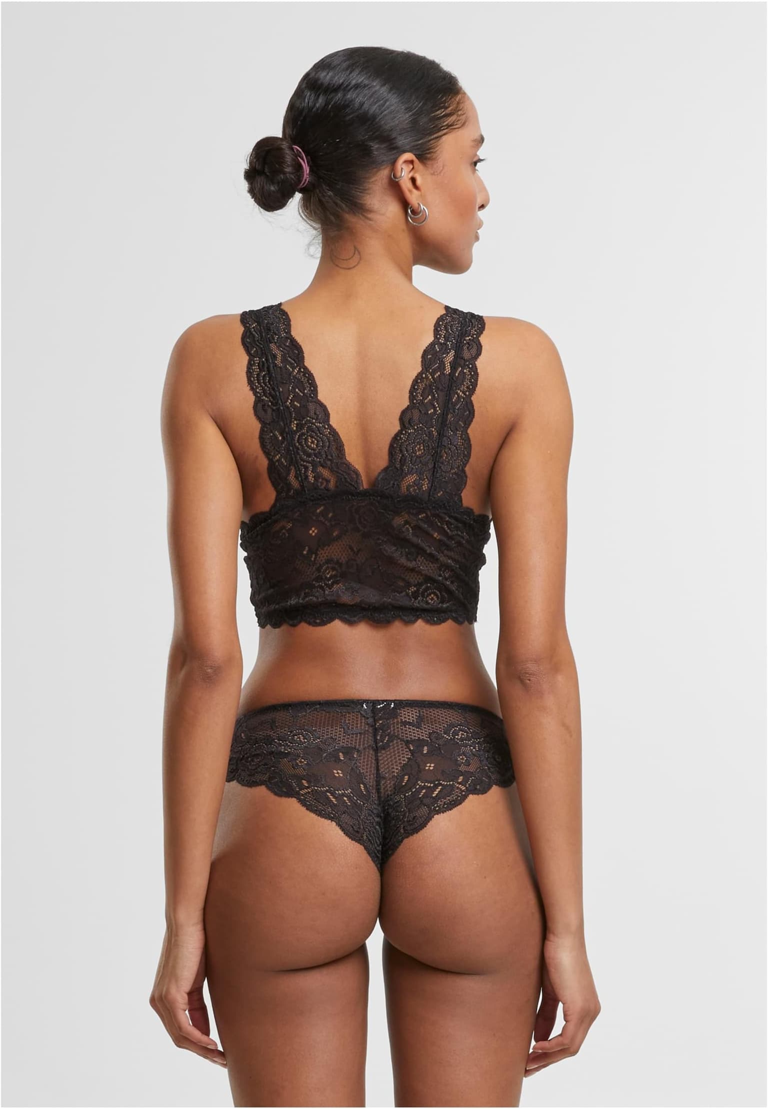 Urban Classics Ladies Allover Lace Bra Padded – Bild 2