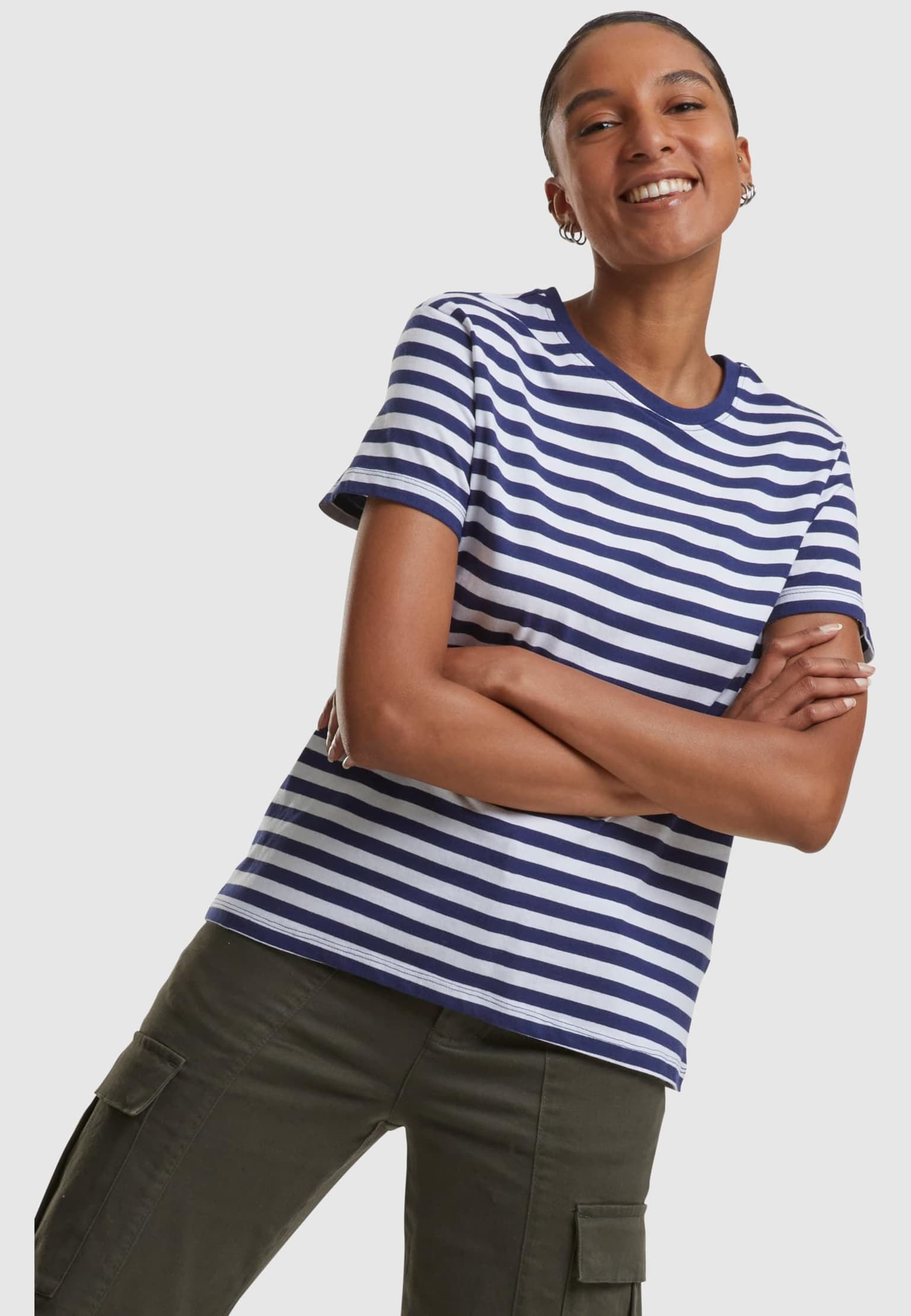 Urban Classics Ladies Regular Striped Tee