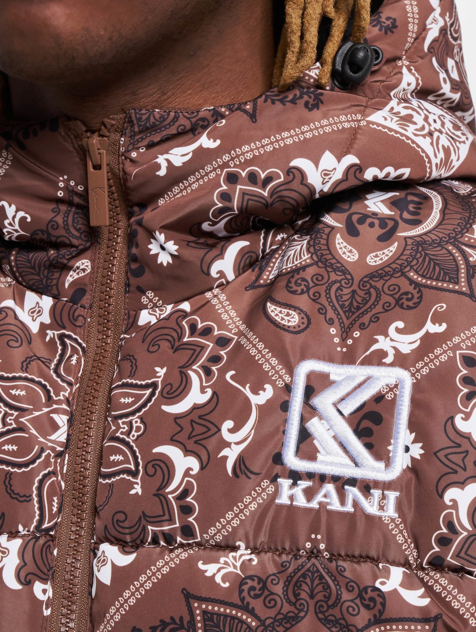 Karl Kani KM233-037-2 KK OG Paisley Puffer Jacket – Bild 4
