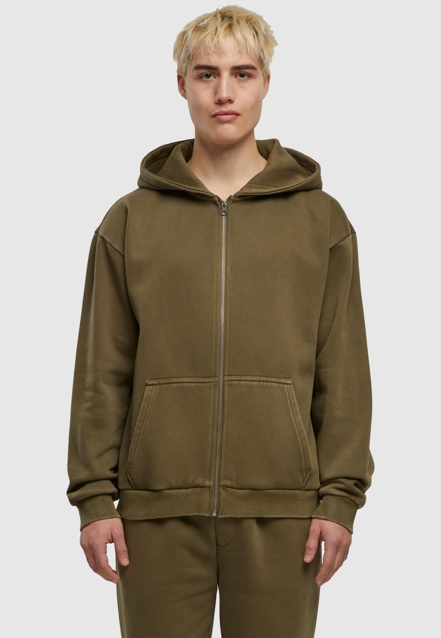 Urban Classics Vintage Heavy Zip Hoodie – Bild 3