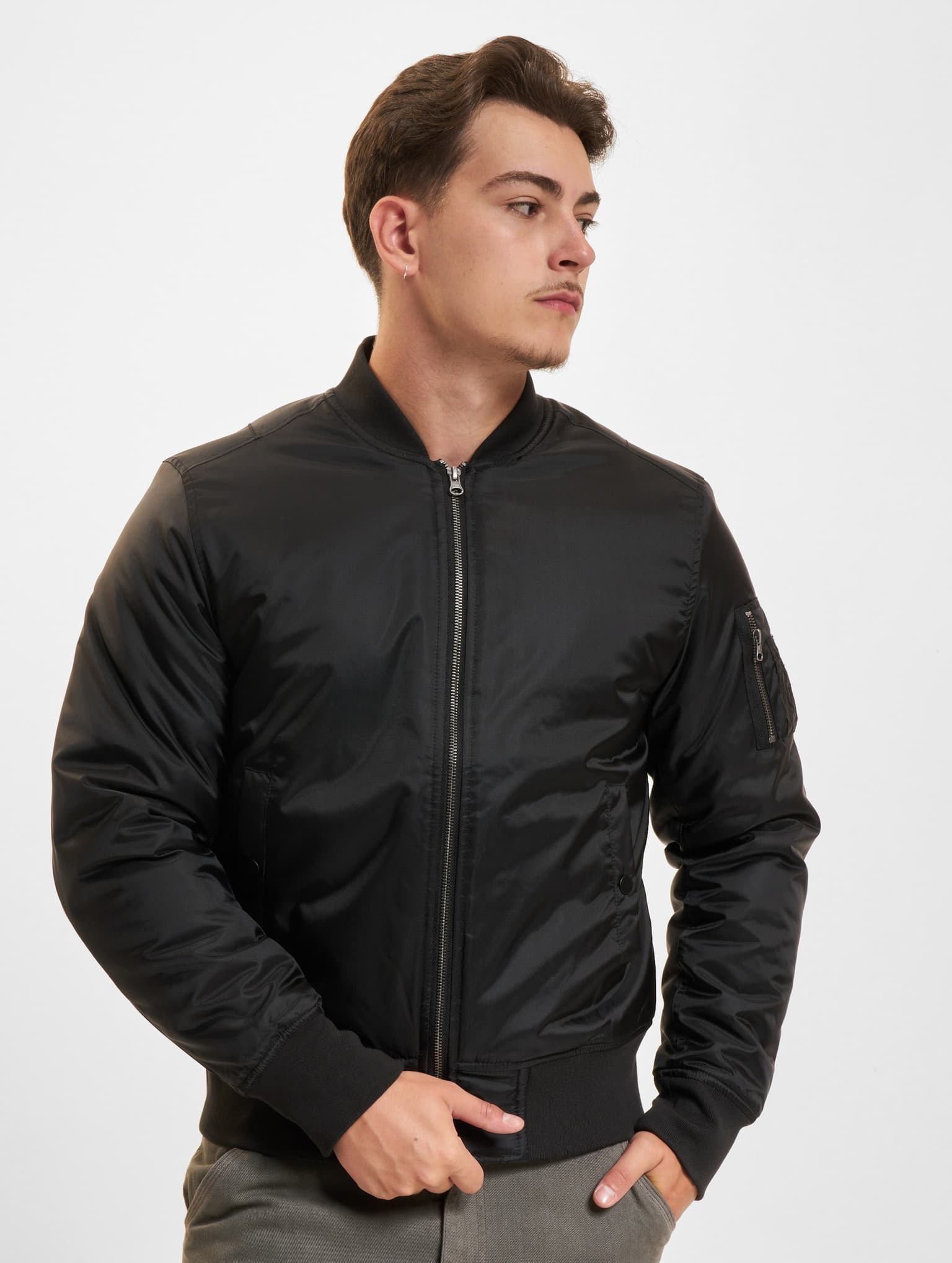 Urban Classics Basic Bomber Jacket – Bild 4