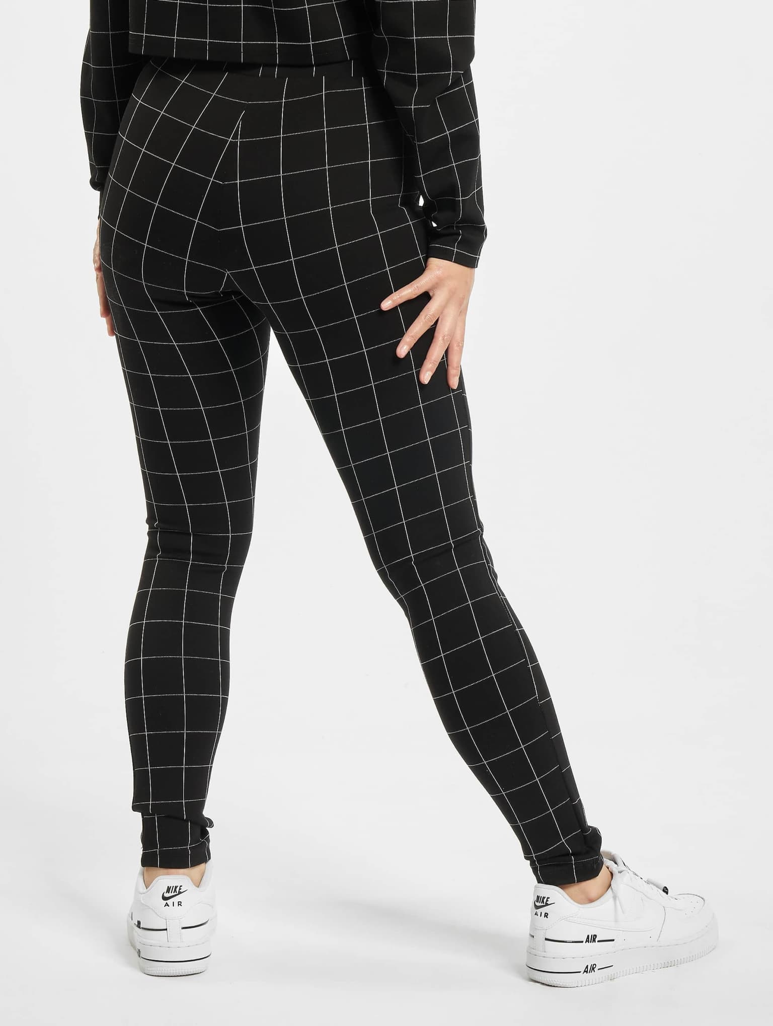 Urban Classics Ladies Check High Waist Leggings – Bild 2