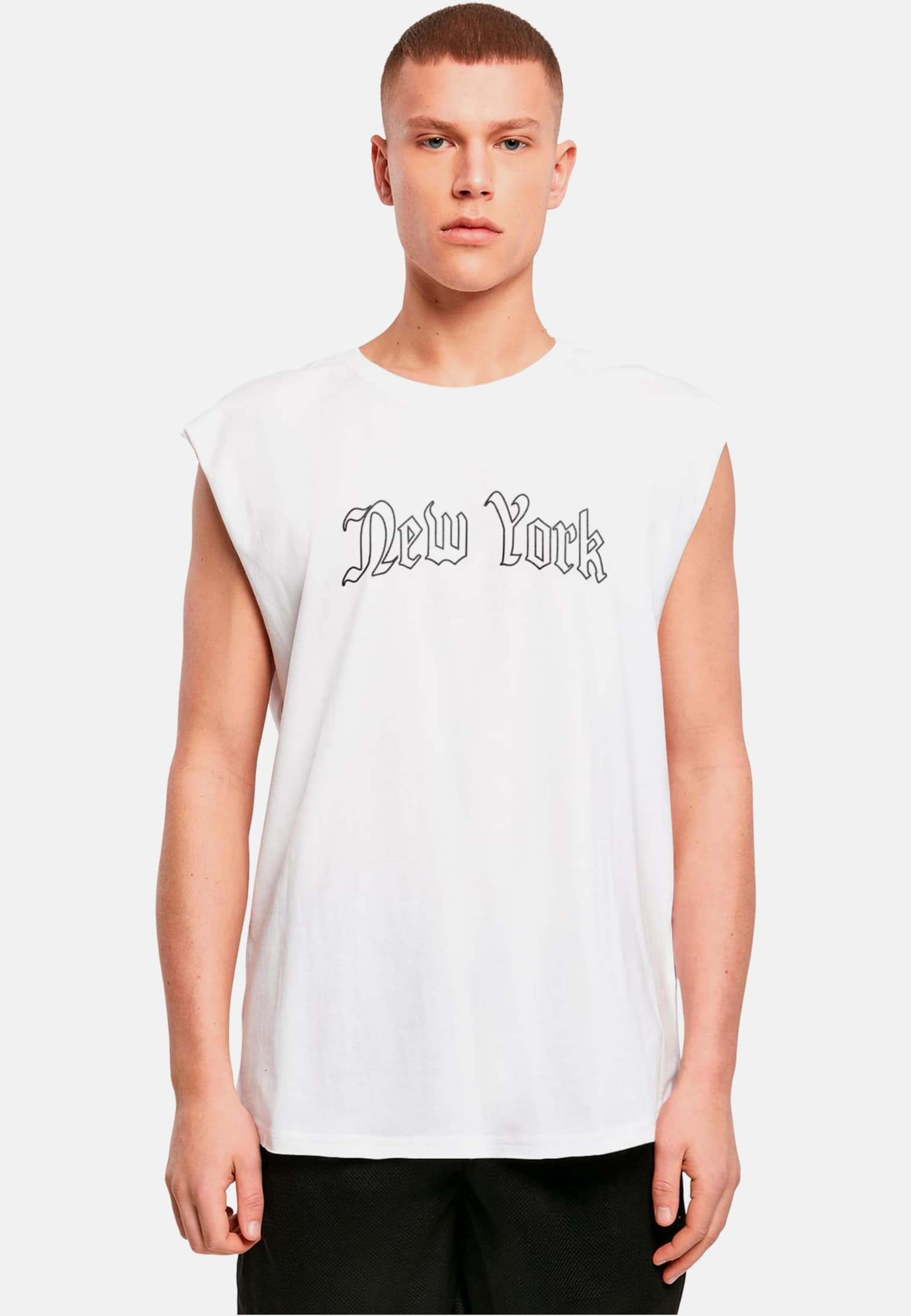 Mister Tee New York Wording Sleeveless