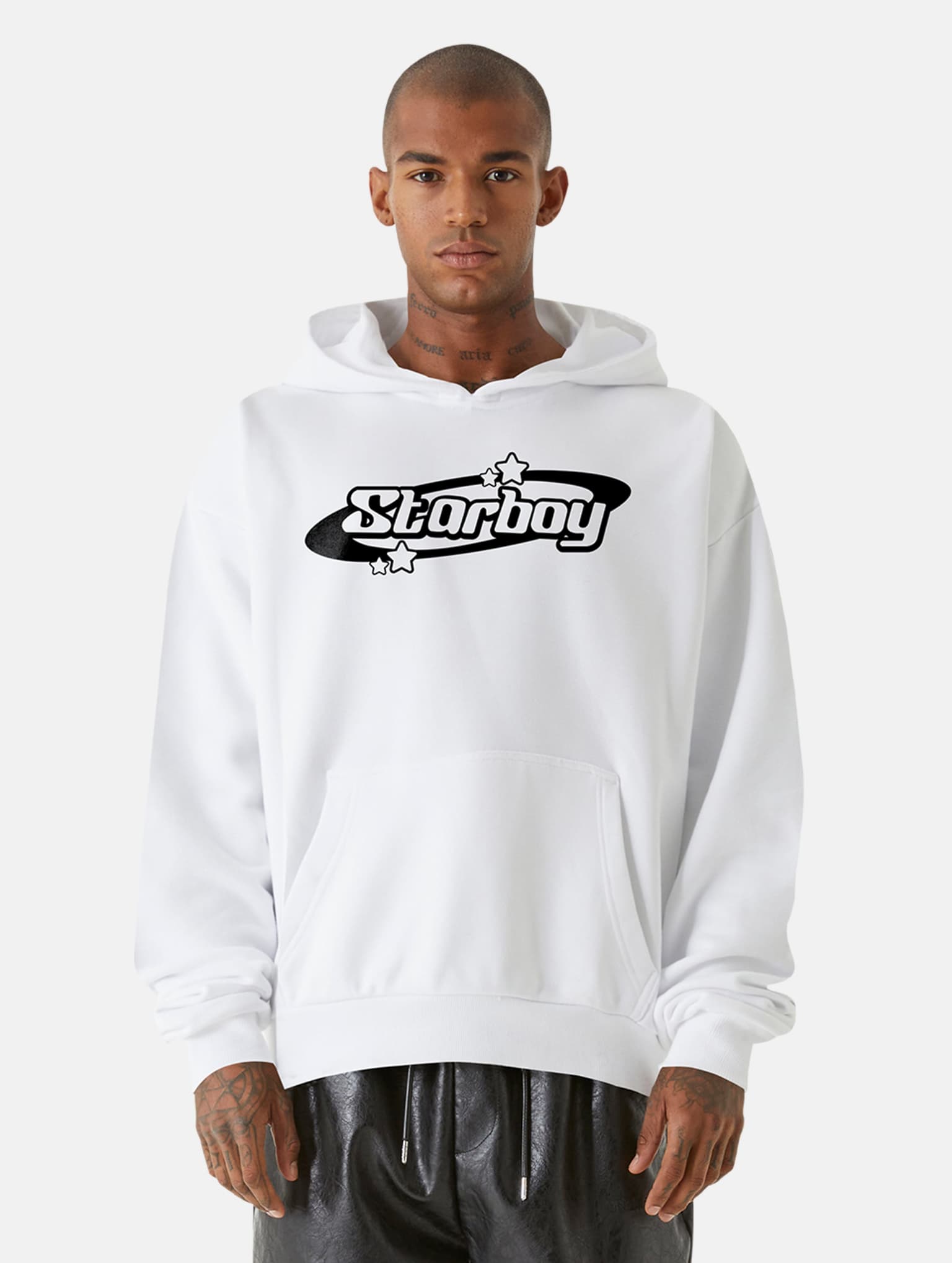 9N1M SENSE STARBOY 2 Hoodie White