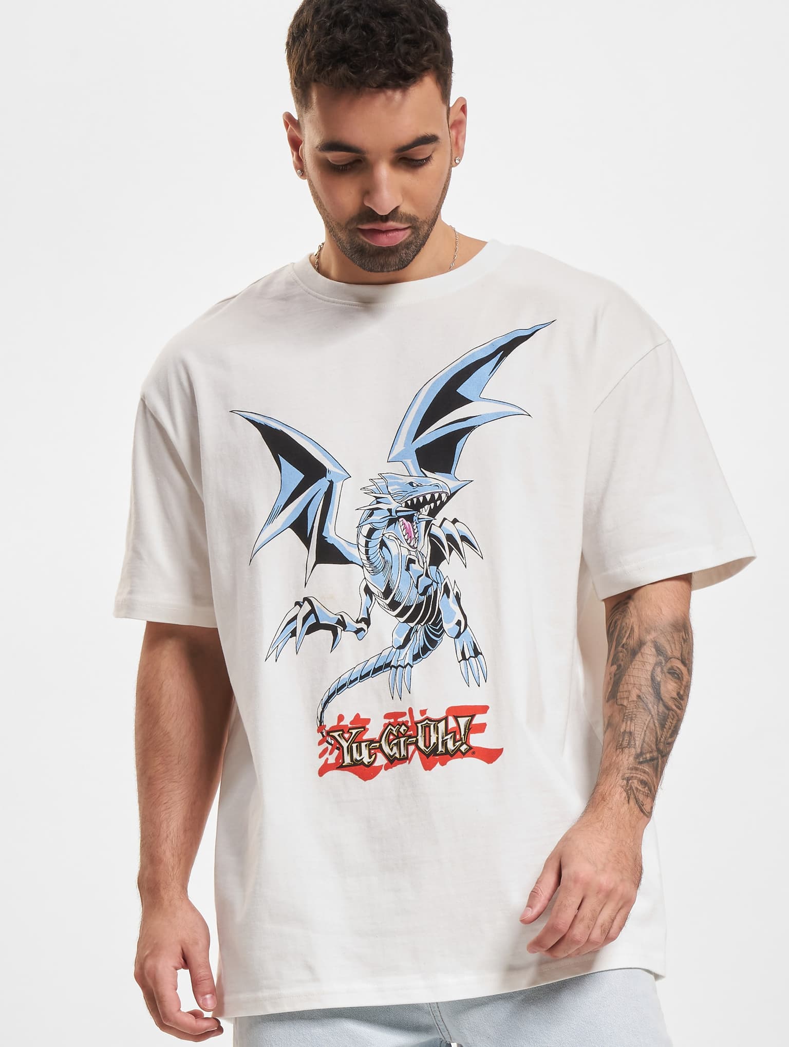 Mister Tee Upscale Yu-Ghi-Oh Blue Eyes White Dragon Heavy Oversize